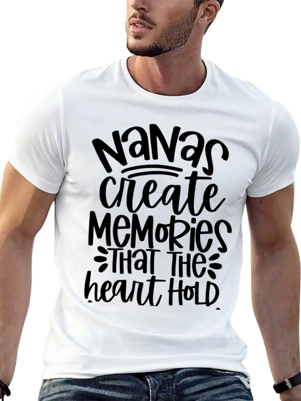 Nanas Memories T-Shirt - Black Soft Cotton