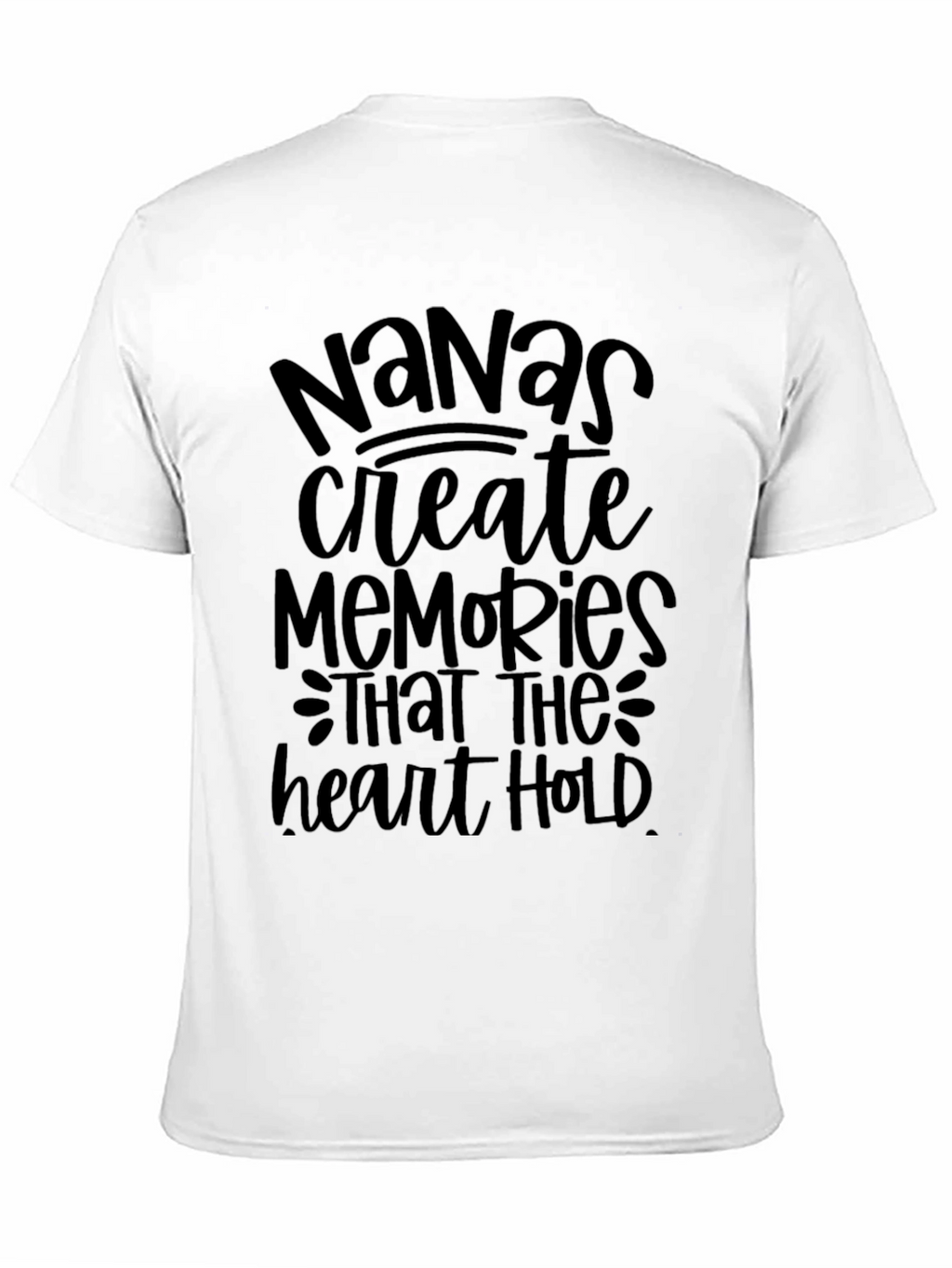 Nanas Memories T-Shirt - Black Soft Cotton