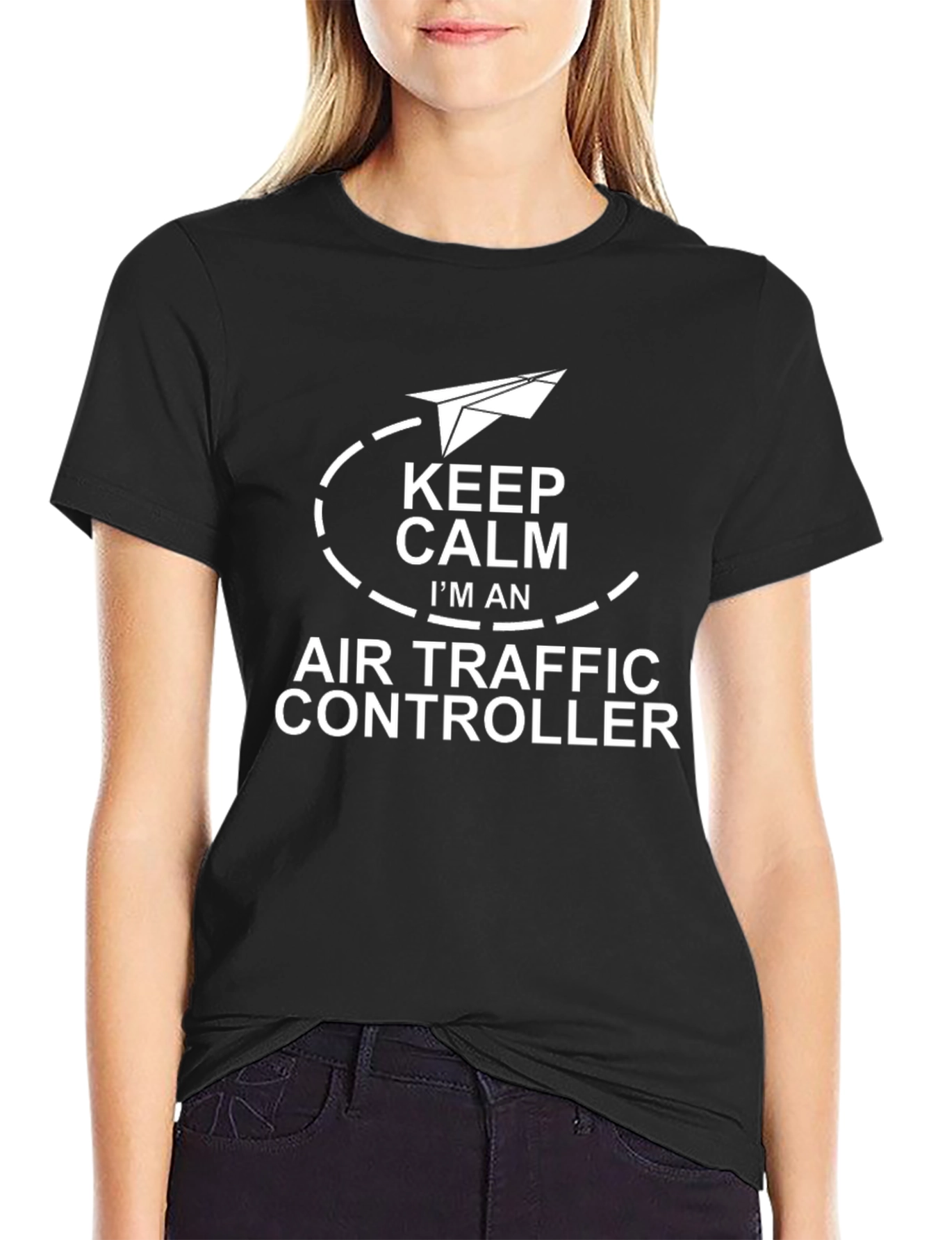 Keep Calm Air Traffic Controller Tee