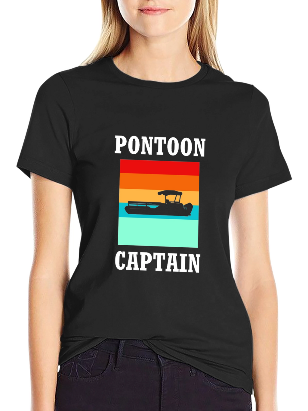 Pontoon Captain Graphic Tee - Boating Fun!