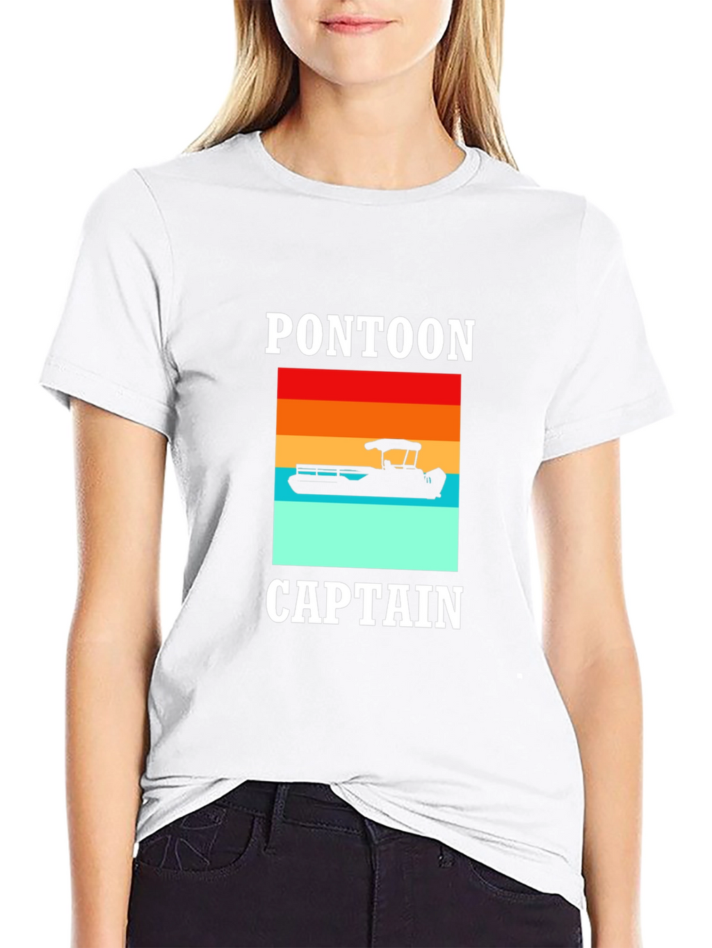 Pontoon Captain Graphic Tee - Boating Fun!