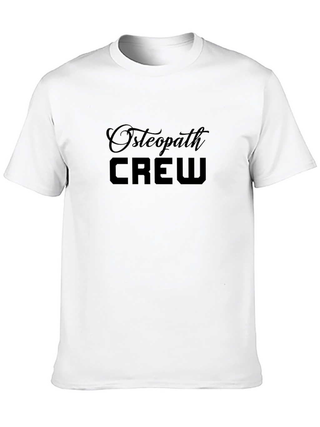 Osteopath Crew Black T-Shirt
