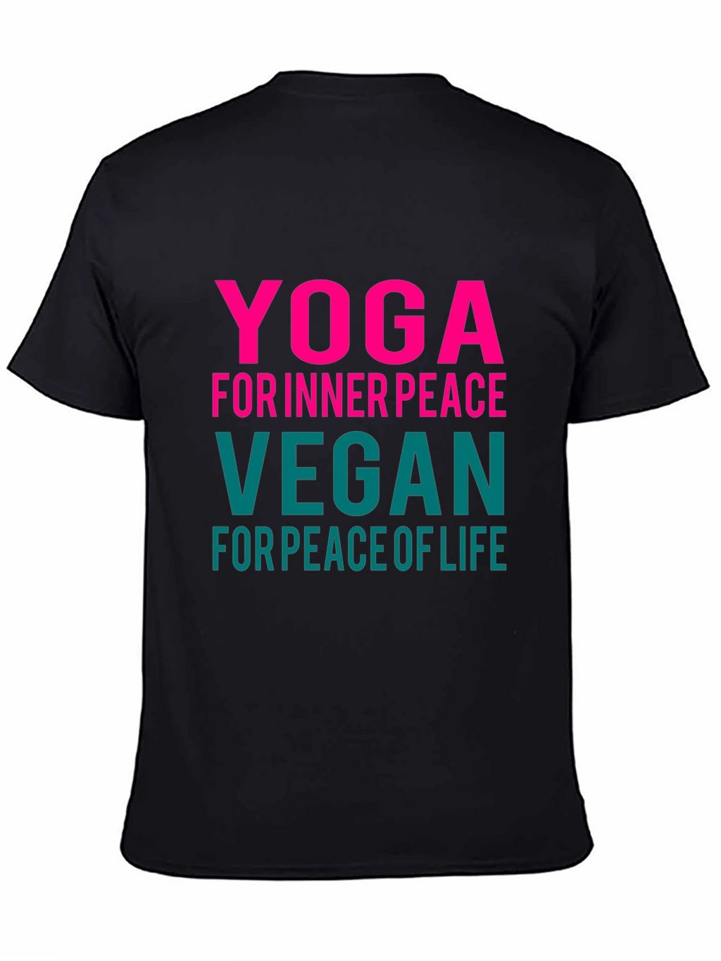 Yoga Vegan Peace Graphic Tee