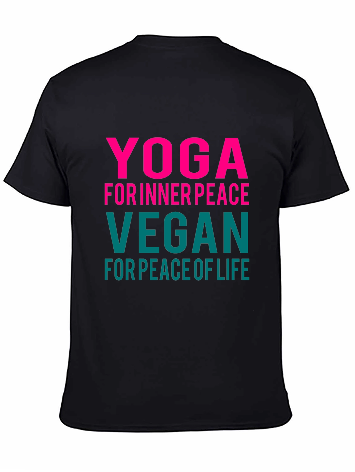 Yoga Vegan Peace Graphic Tee