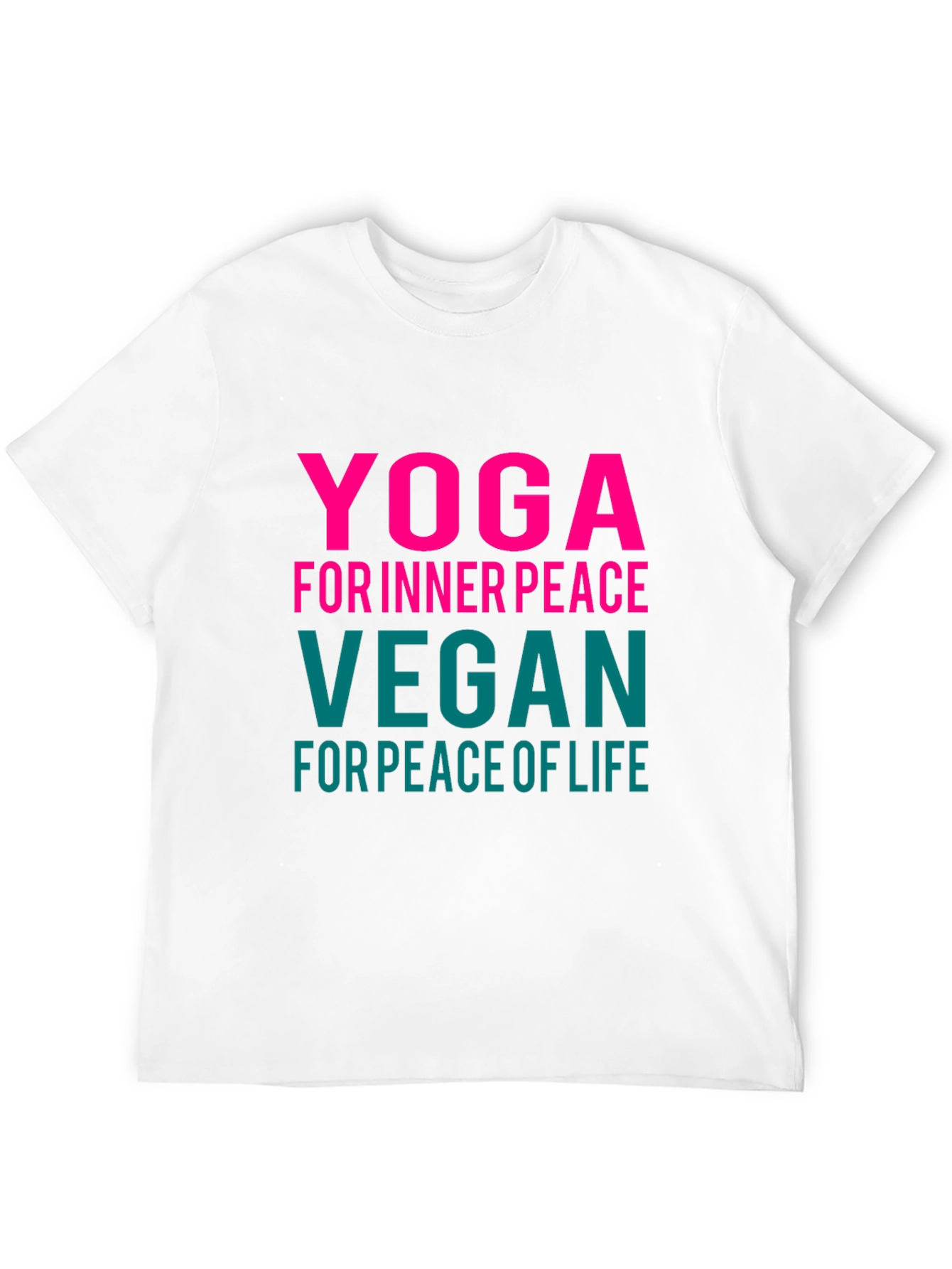 Yoga Vegan Peace Graphic Tee