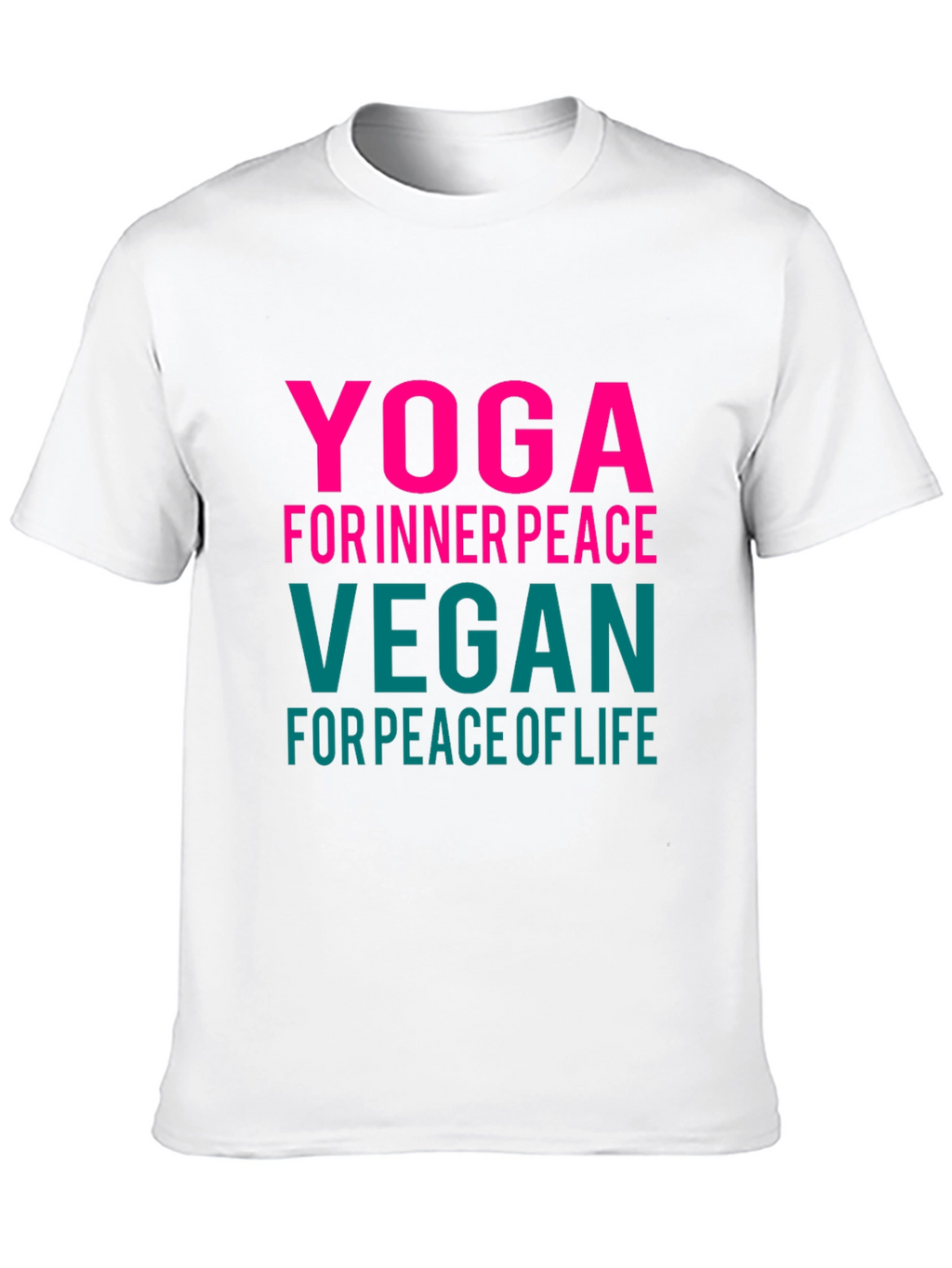 Yoga Vegan Peace Graphic Tee