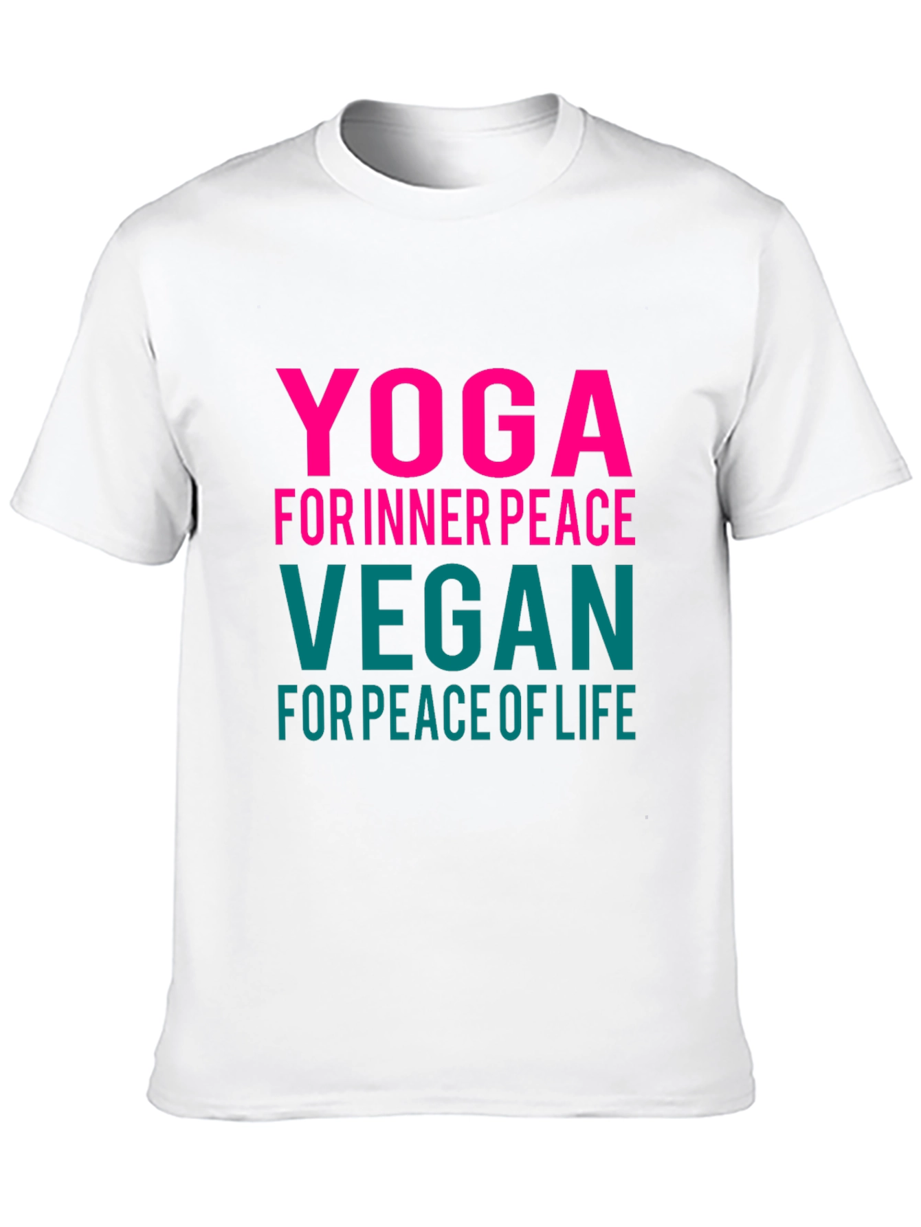 Yoga Vegan Peace Graphic Tee