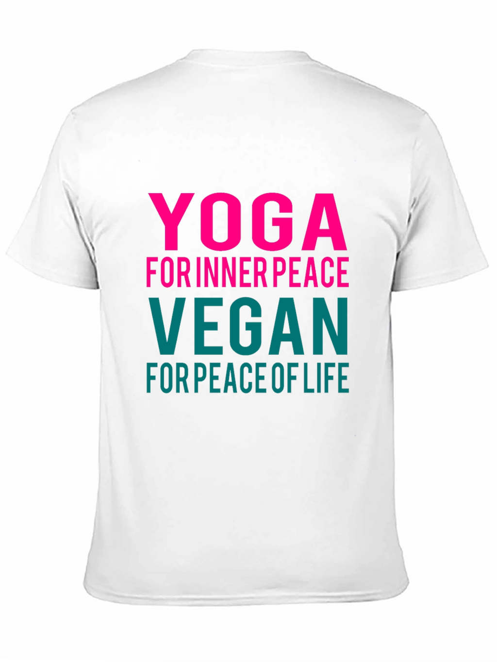 Yoga Vegan Peace Graphic Tee