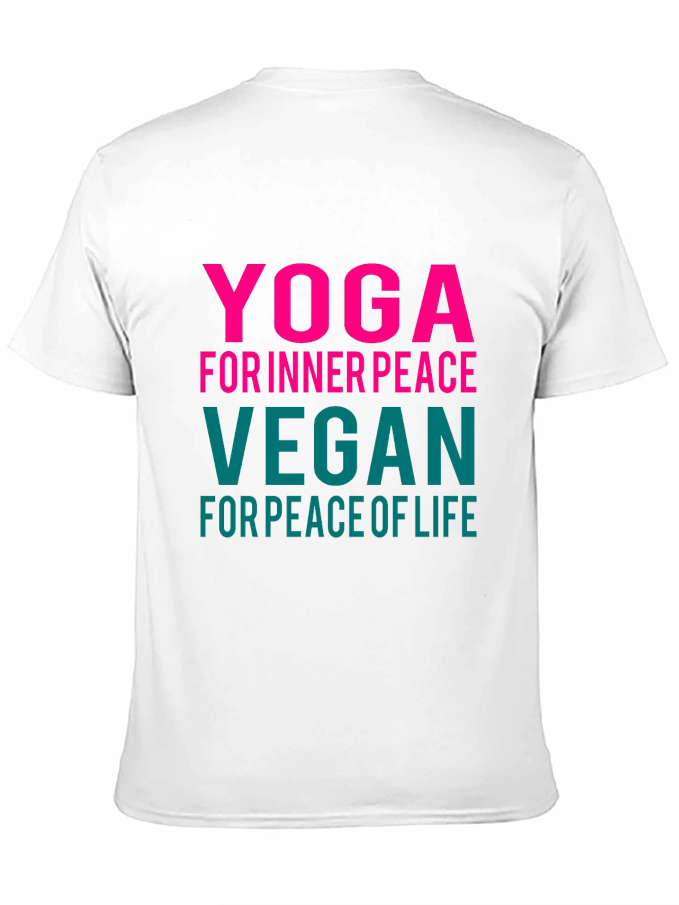 Yoga Vegan Peace Graphic Tee