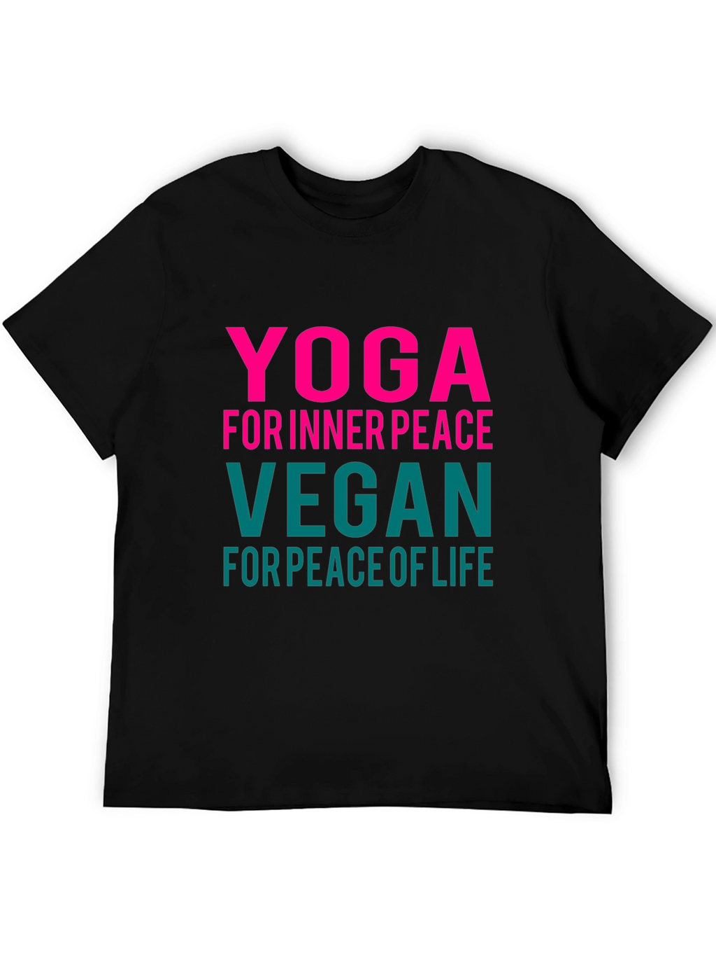 Yoga Vegan Peace Graphic Tee