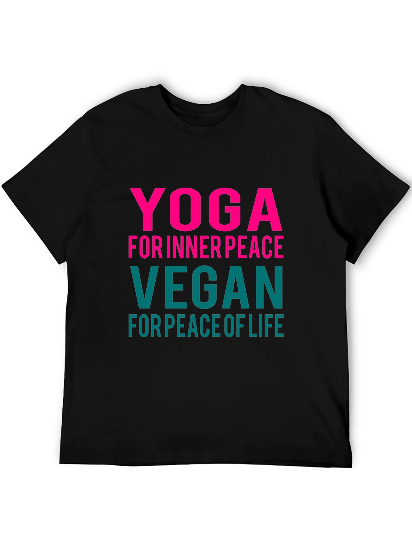 Yoga Vegan Peace Graphic Tee