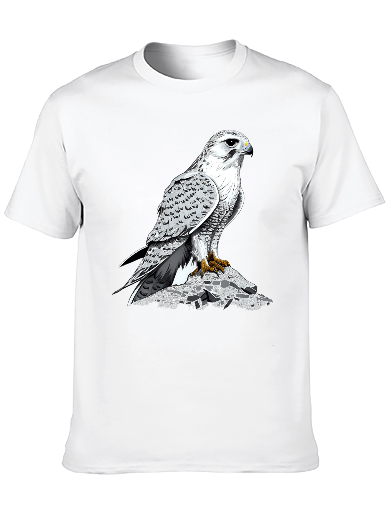 Cool Gyrfalcon T-Shirt - Bird of Prey Graphic Tee