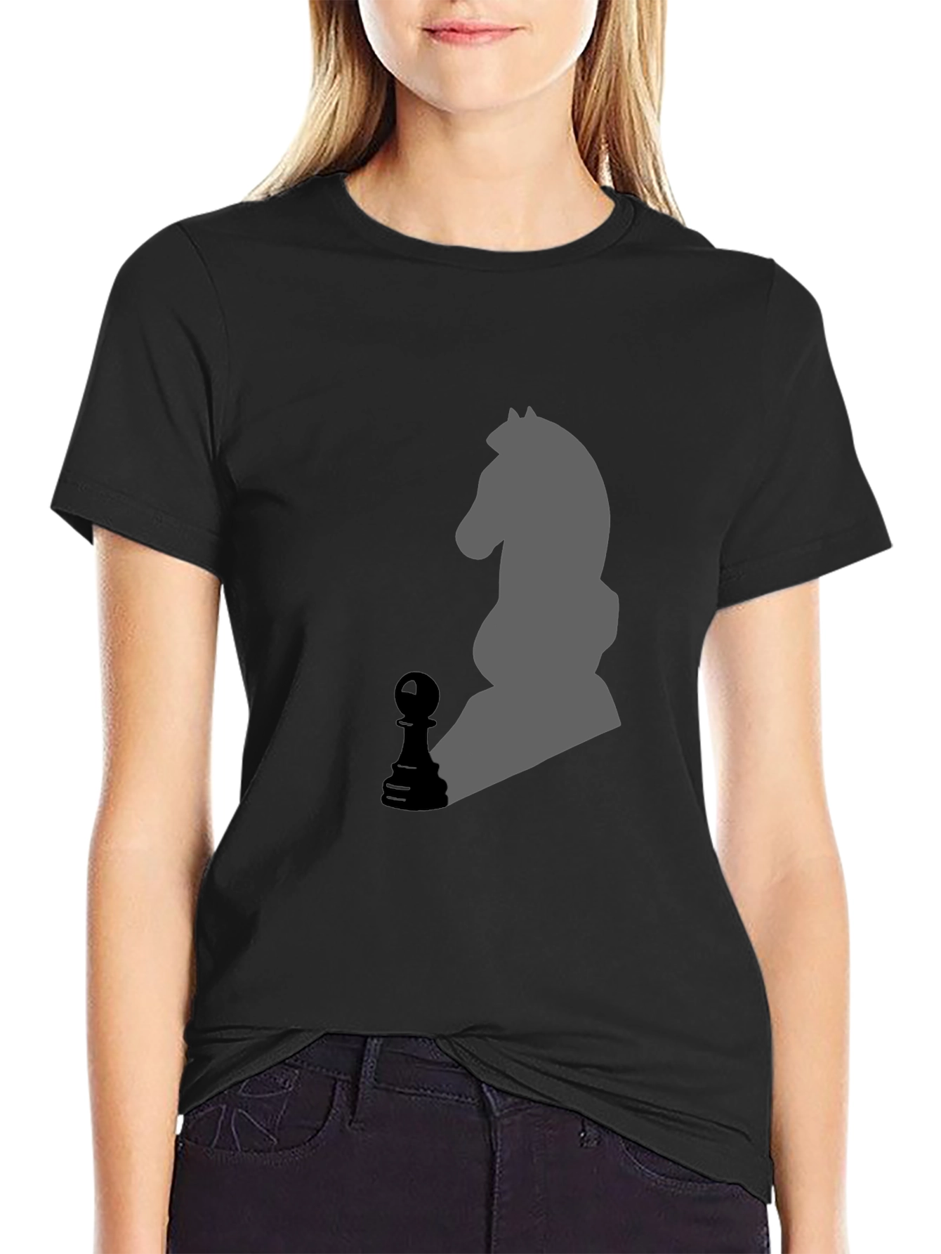 Chess Knight T-Shirt - Strategy & Style