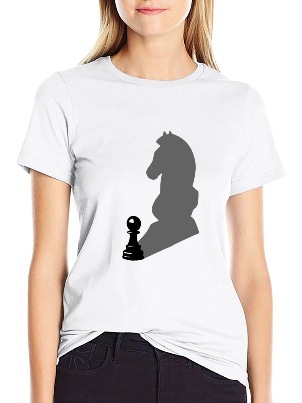 Chess Knight T-Shirt - Strategy & Style