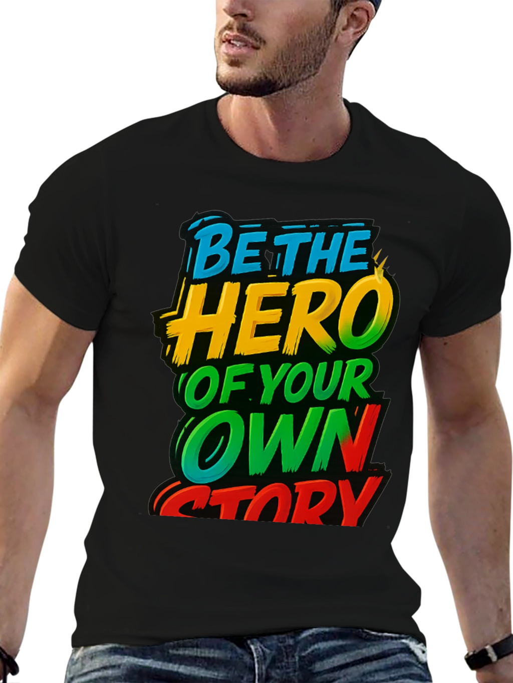 Be The Hero T-Shirt Motivational Tee