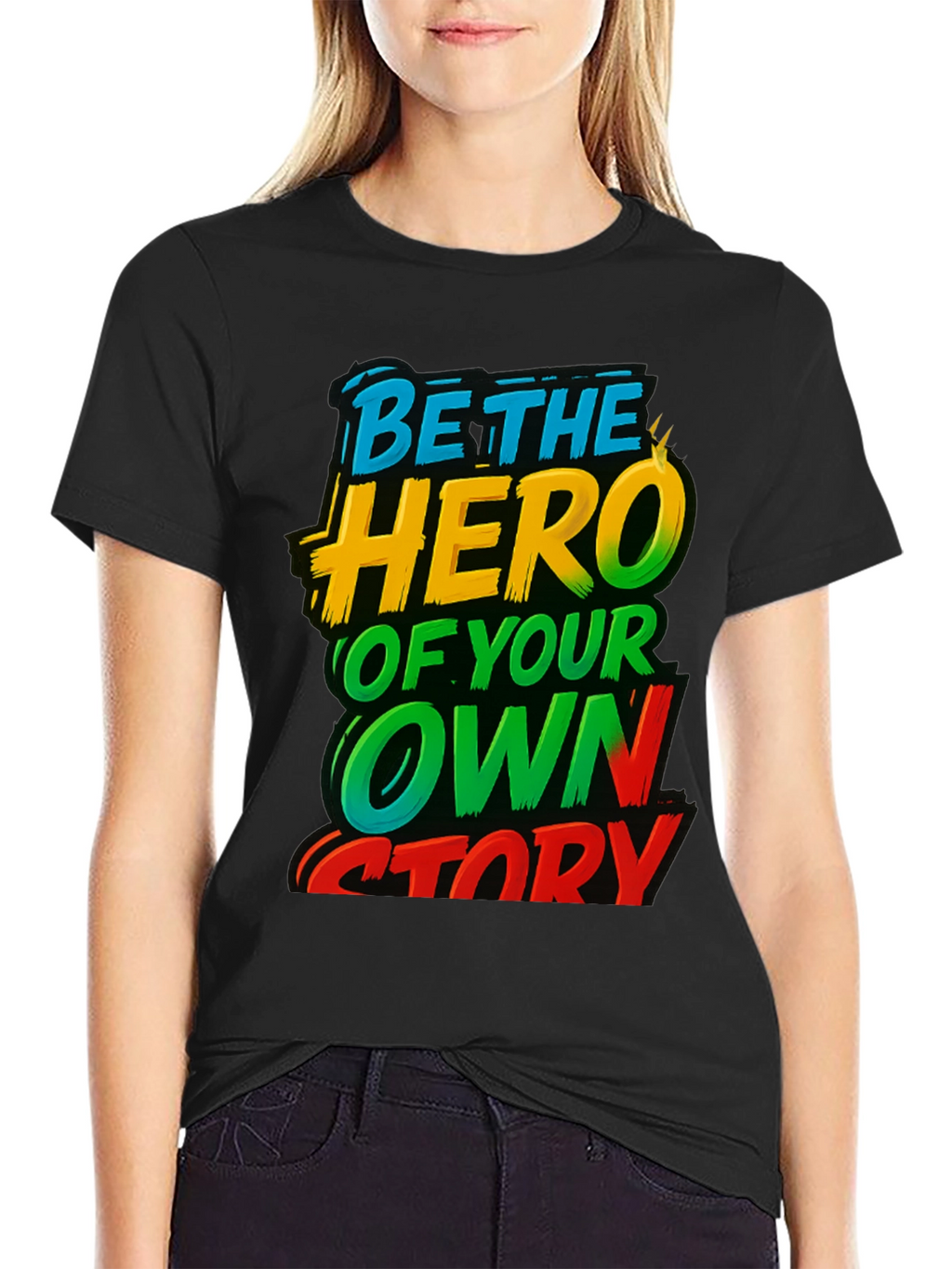 Be The Hero T-Shirt Motivational Tee