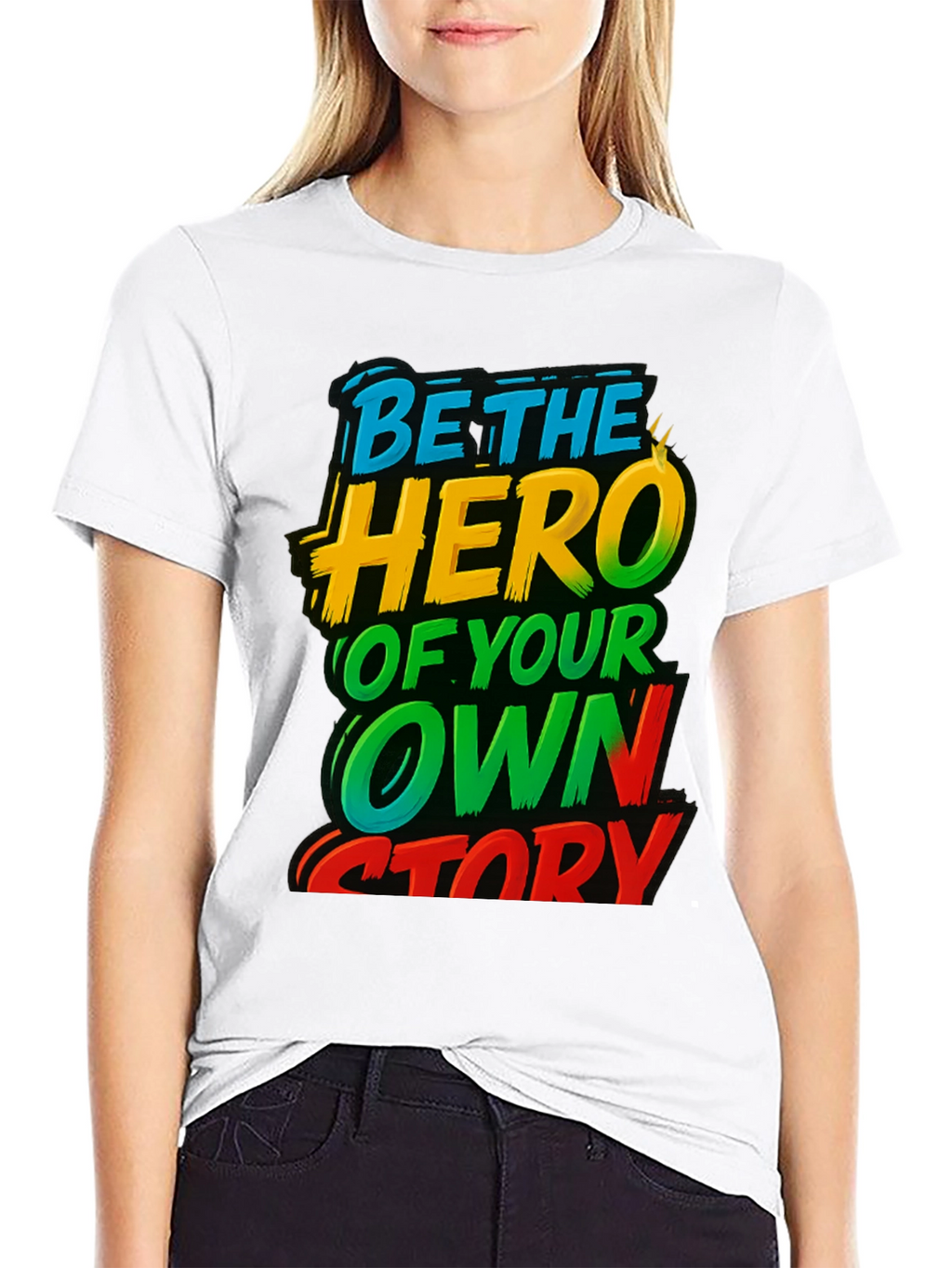 Be The Hero T-Shirt Motivational Tee