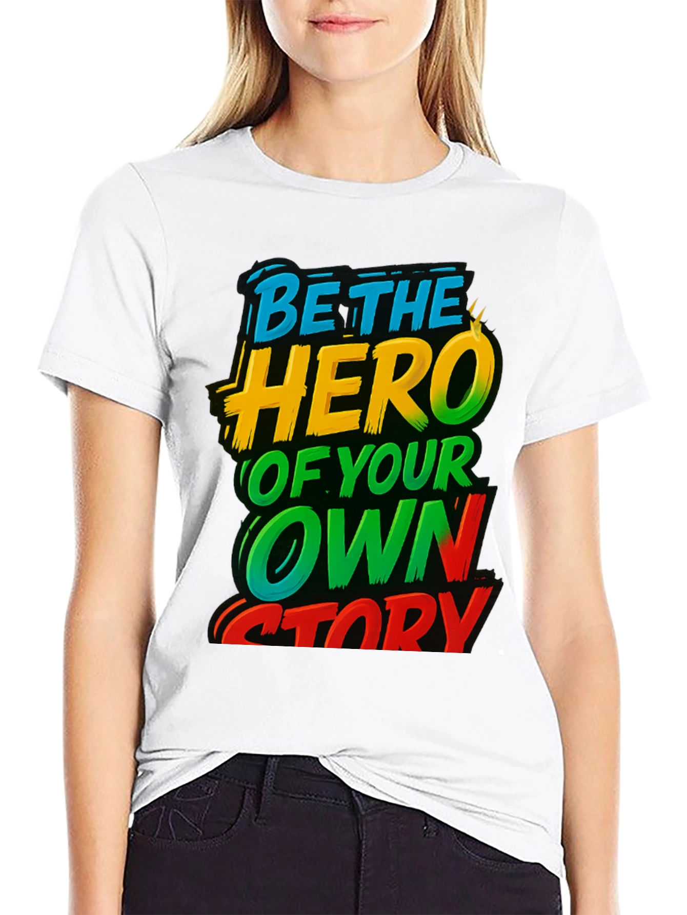 Be The Hero T-Shirt Motivational Tee