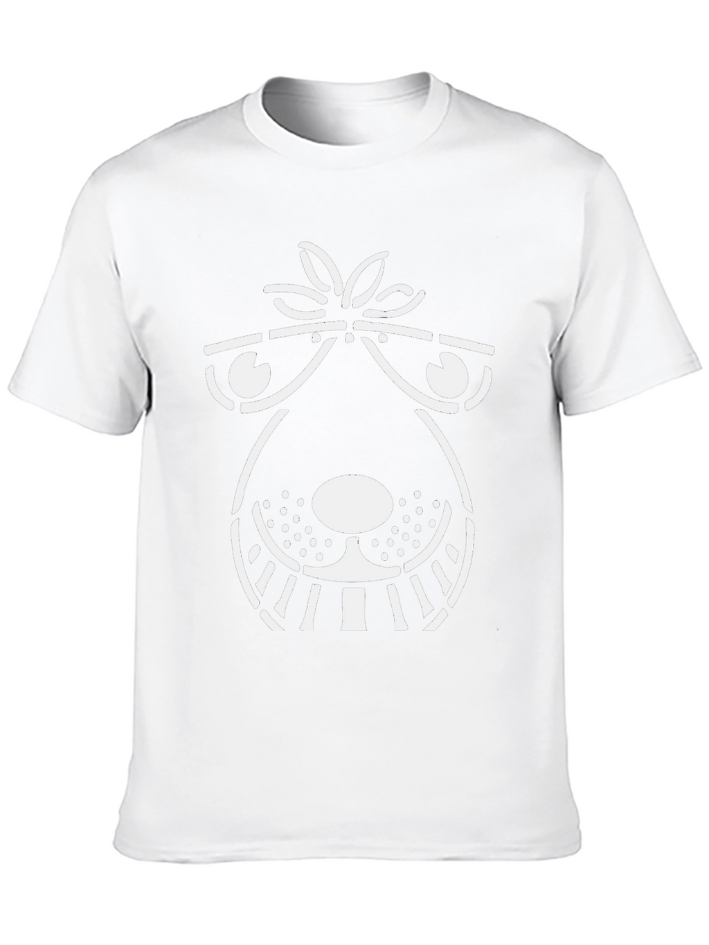 Quirky Cartoon Dog T-Shirt - Black