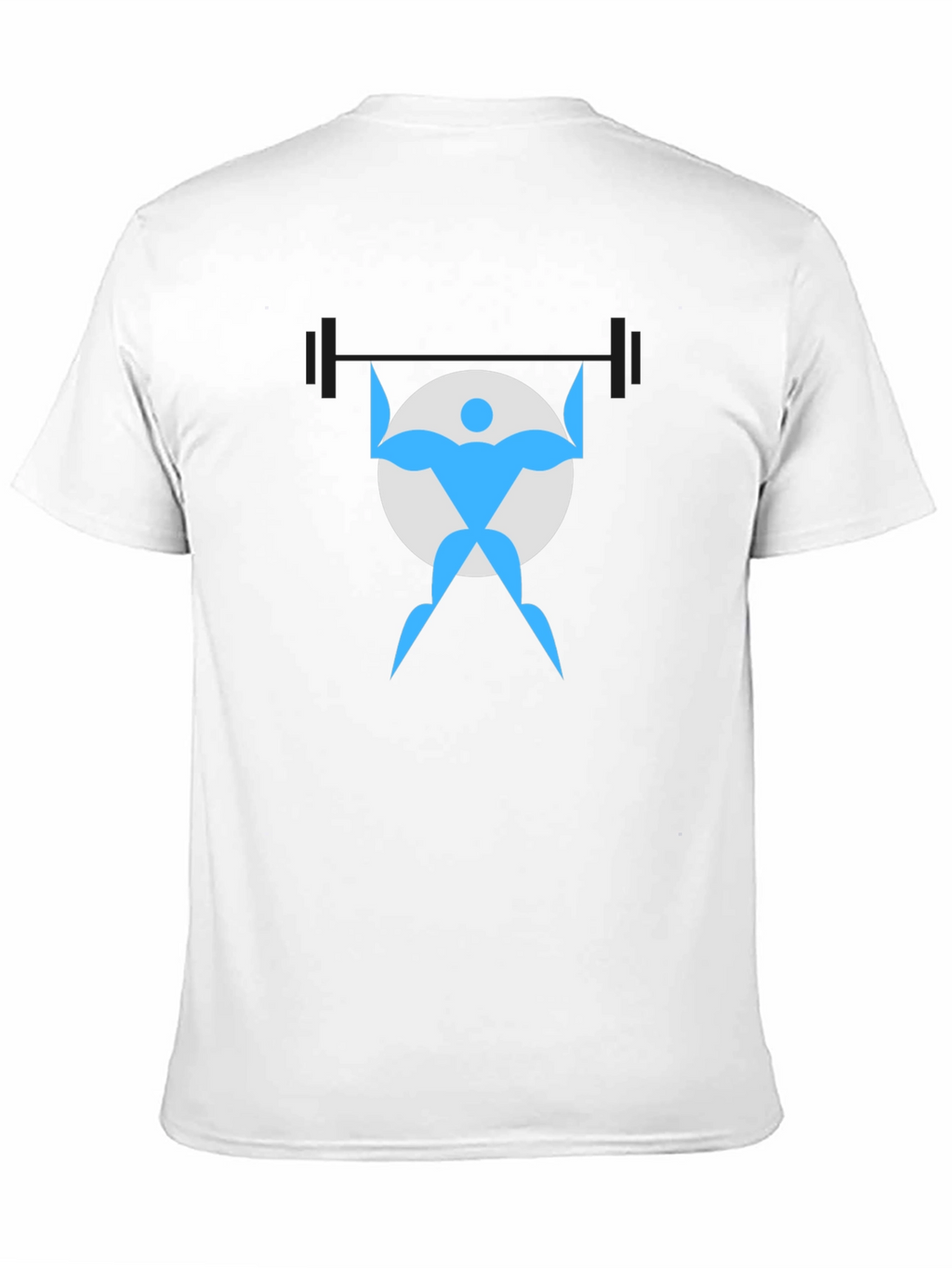 Weightlifter Graphic Black T-Shirt