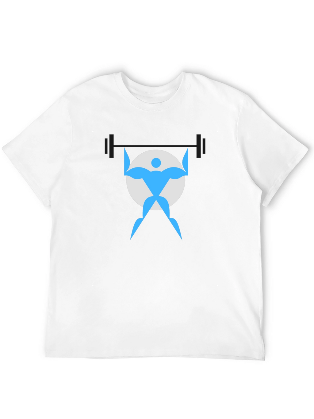 Weightlifter Graphic Black T-Shirt