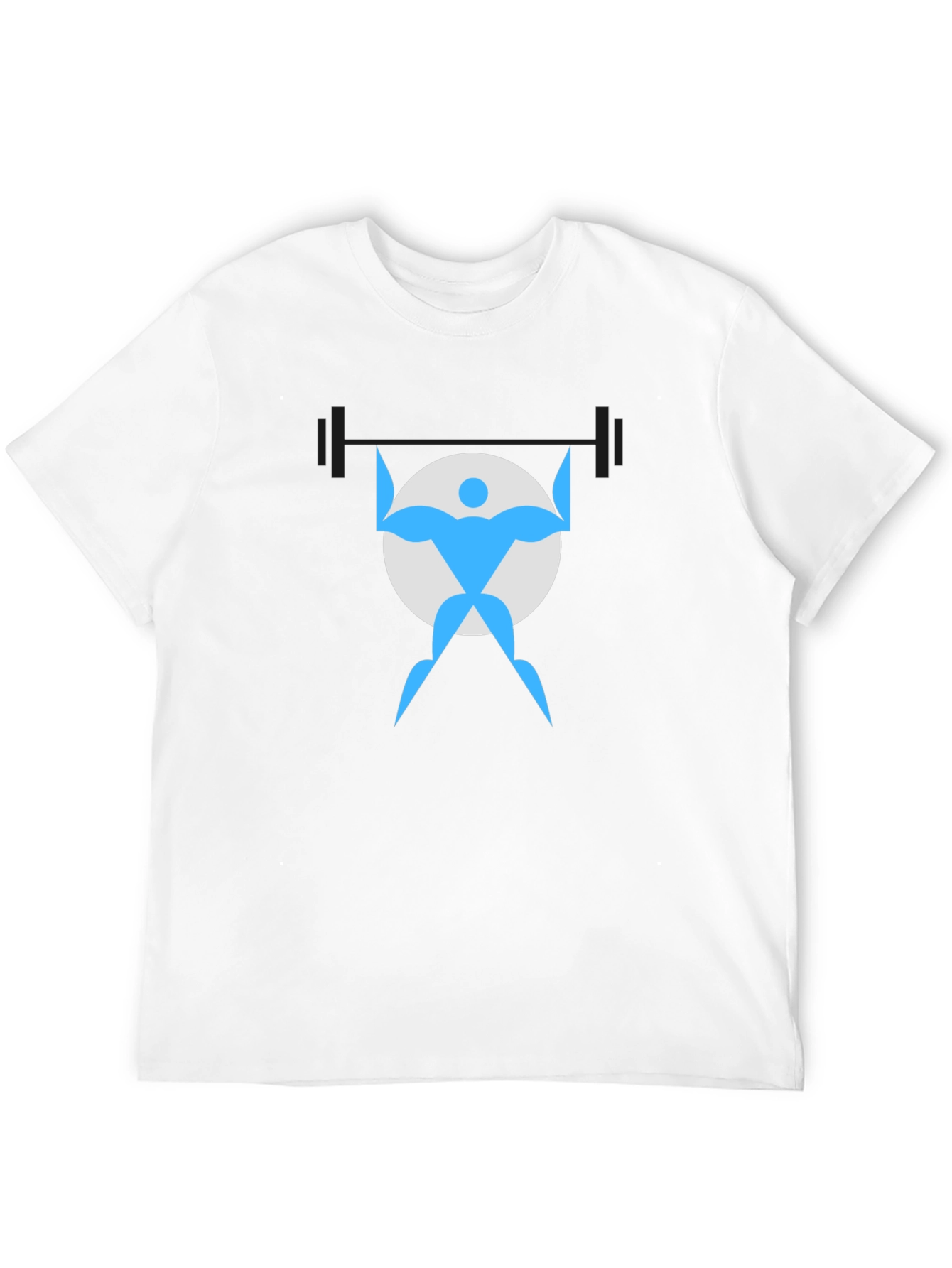 Weightlifter Graphic Black T-Shirt