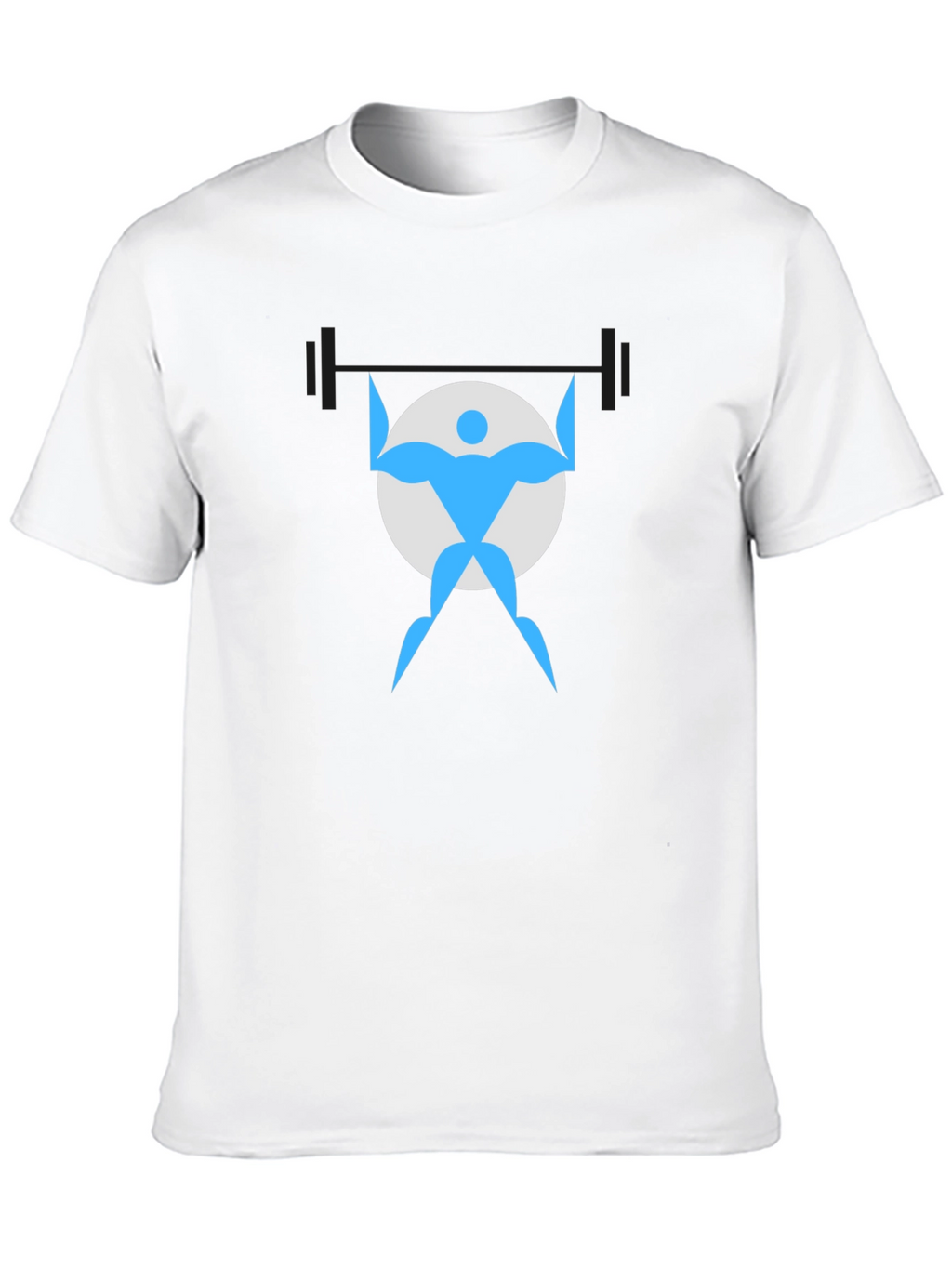 Weightlifter Graphic Black T-Shirt
