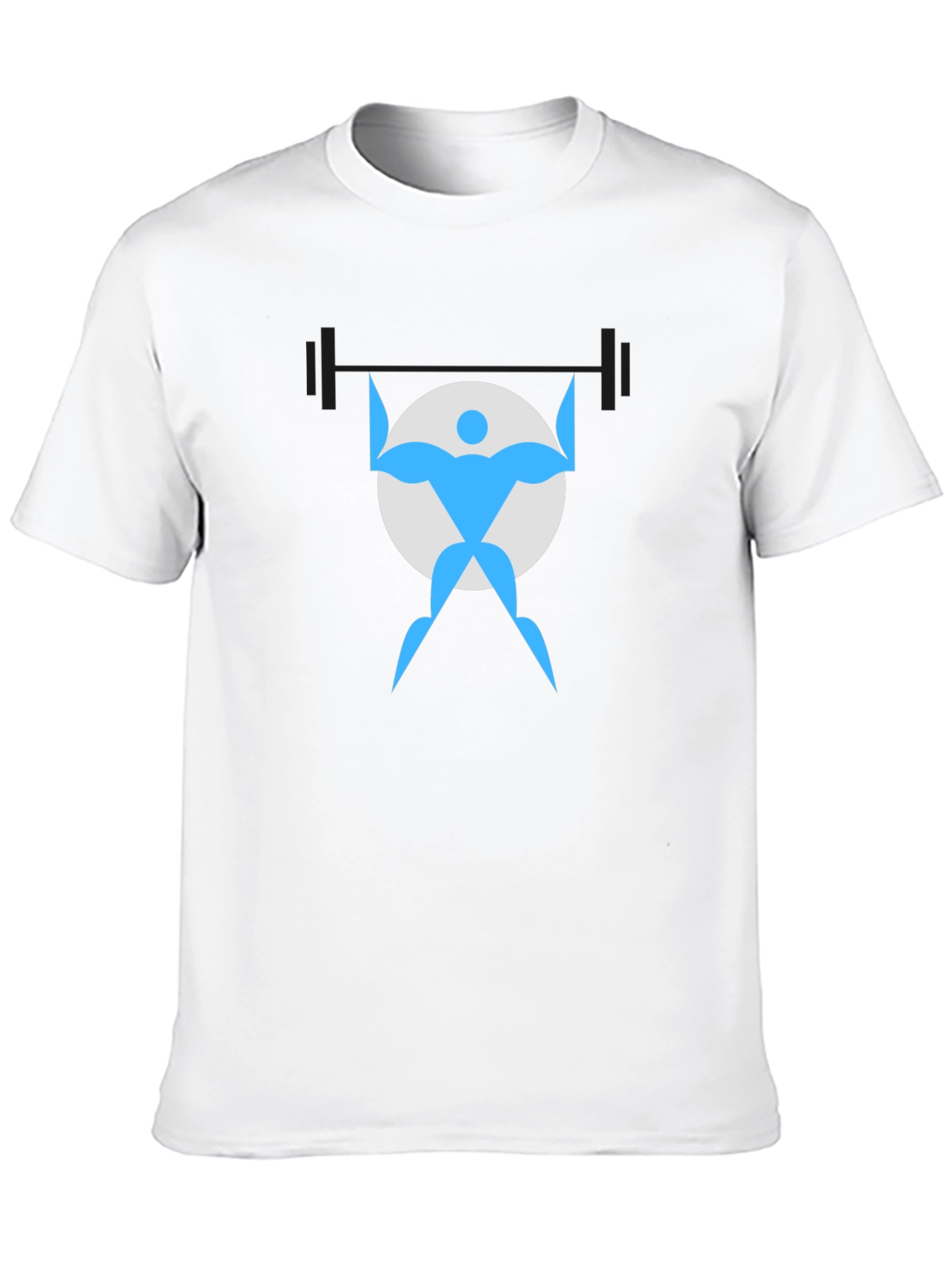 Weightlifter Graphic Black T-Shirt