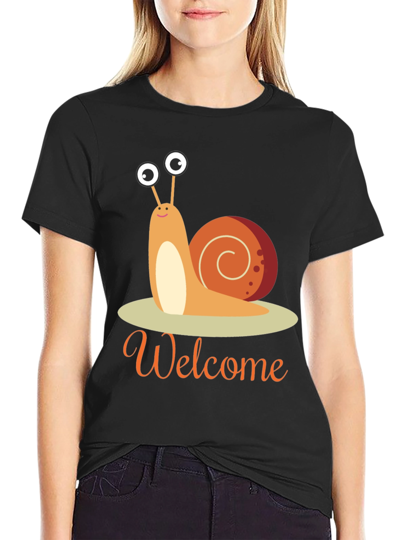Welcome Snail T-Shirt - Fun Graphic Tee