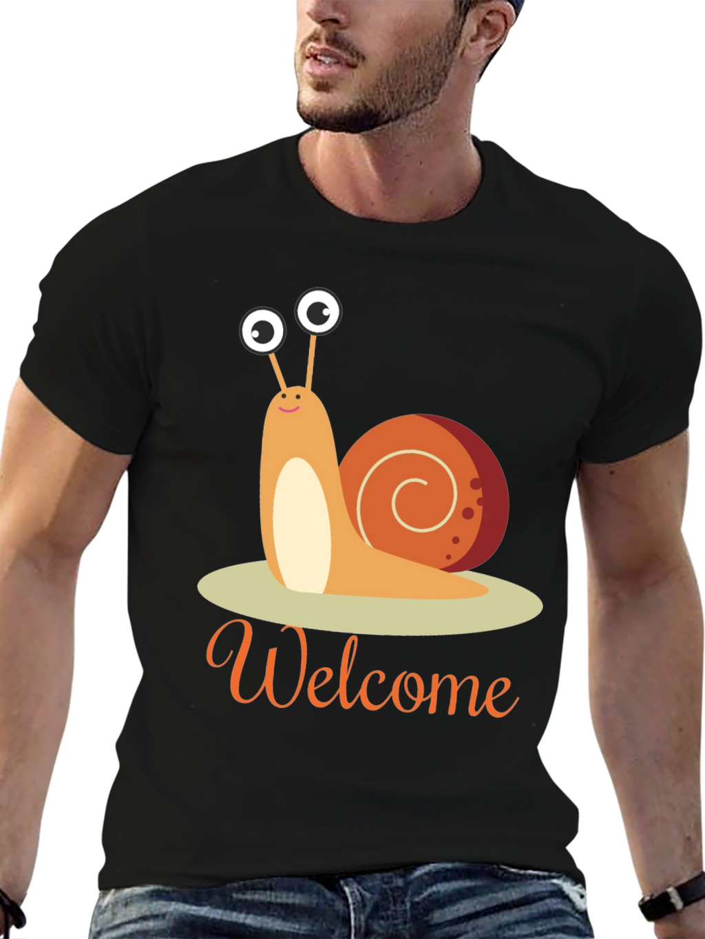 Welcome Snail T-Shirt - Fun Graphic Tee