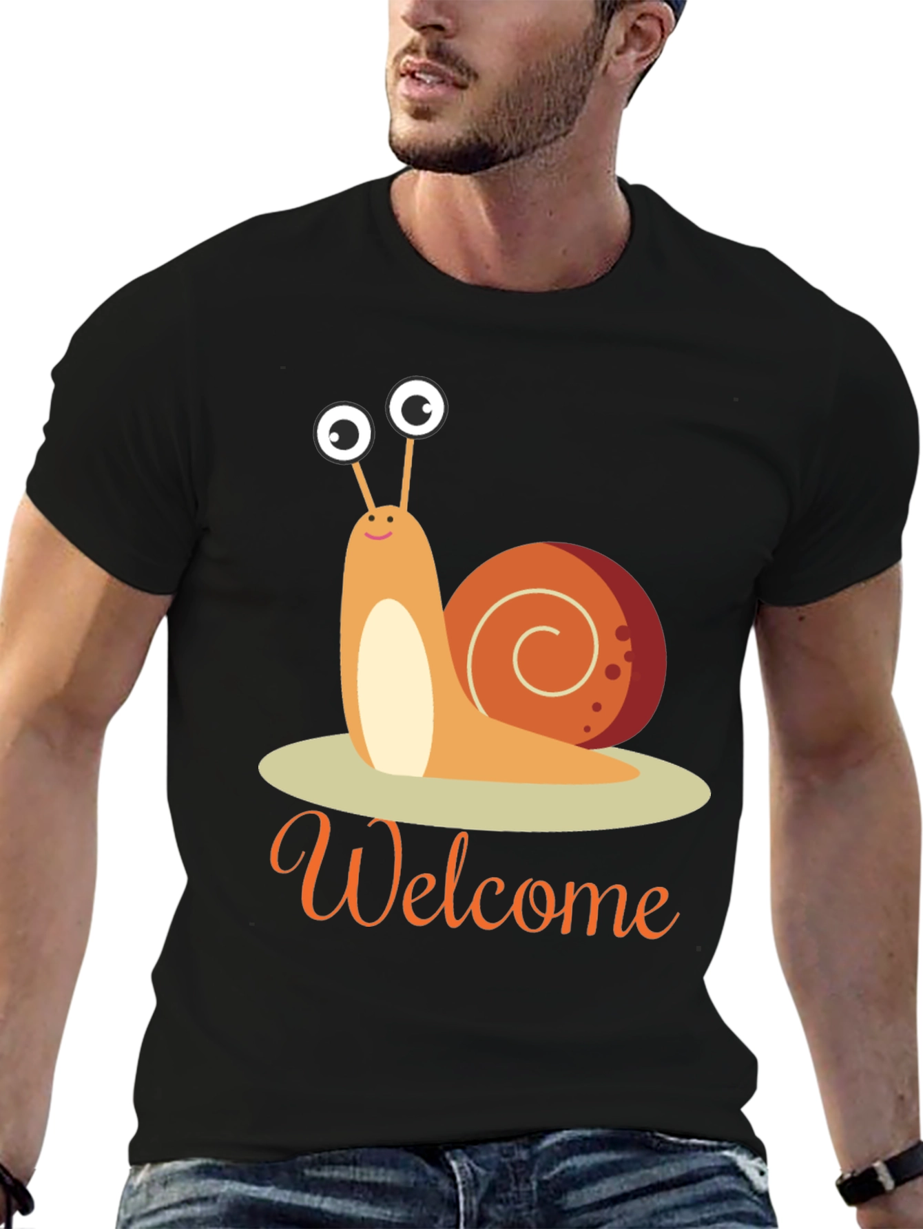 Welcome Snail T-Shirt - Fun Graphic Tee