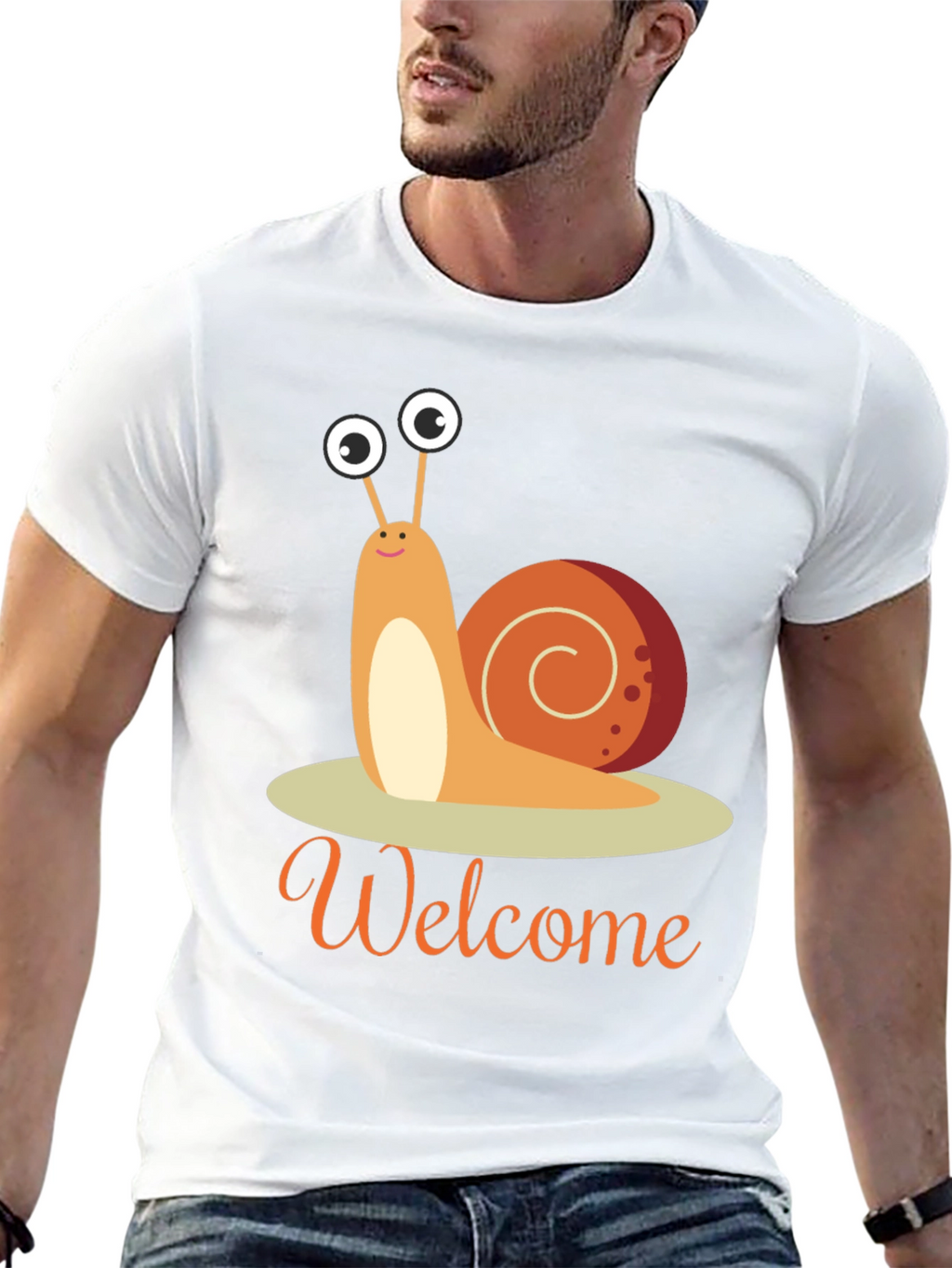 Welcome Snail T-Shirt - Fun Graphic Tee