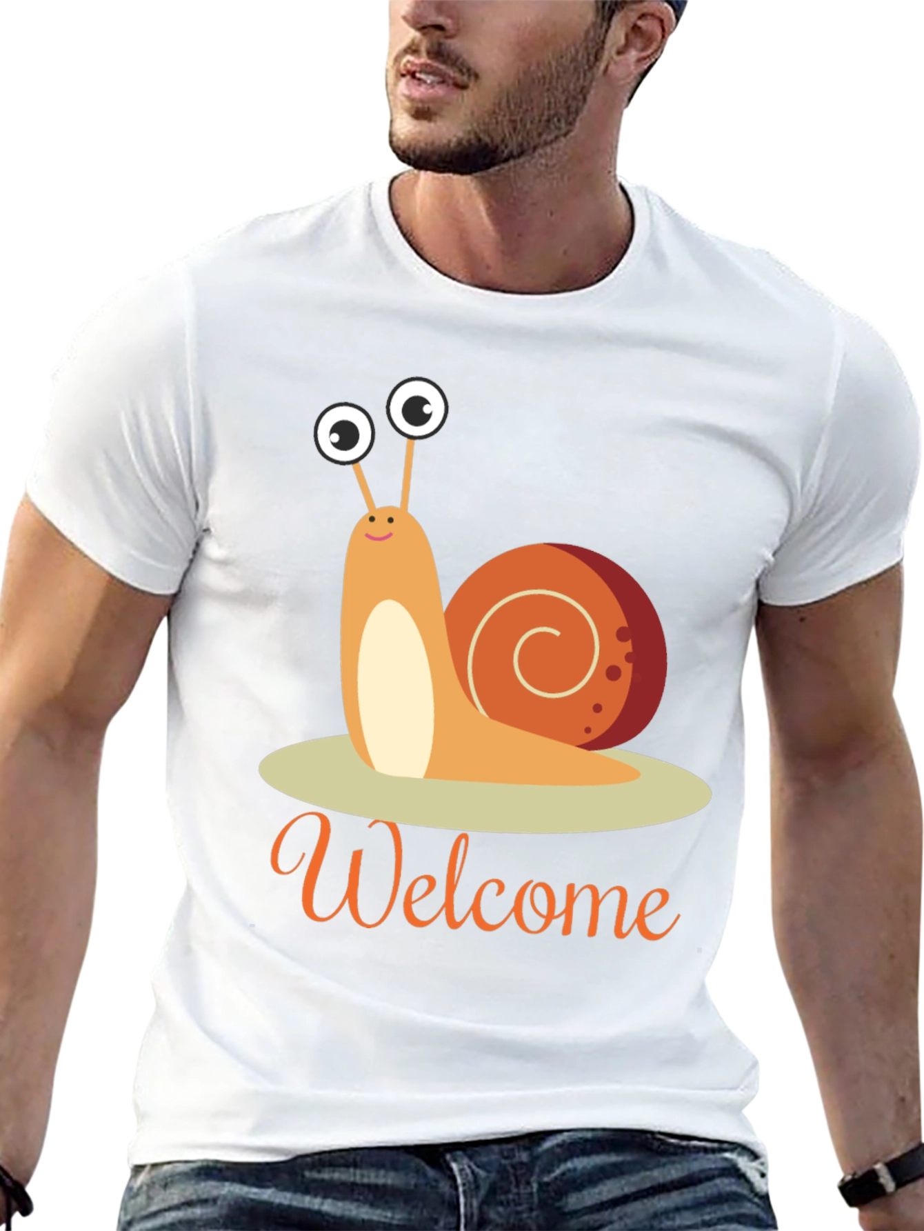 Welcome Snail T-Shirt - Fun Graphic Tee