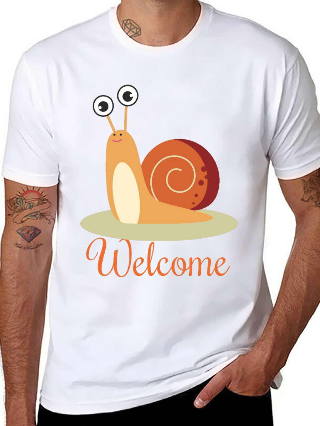 Welcome Snail T-Shirt - Fun Graphic Tee