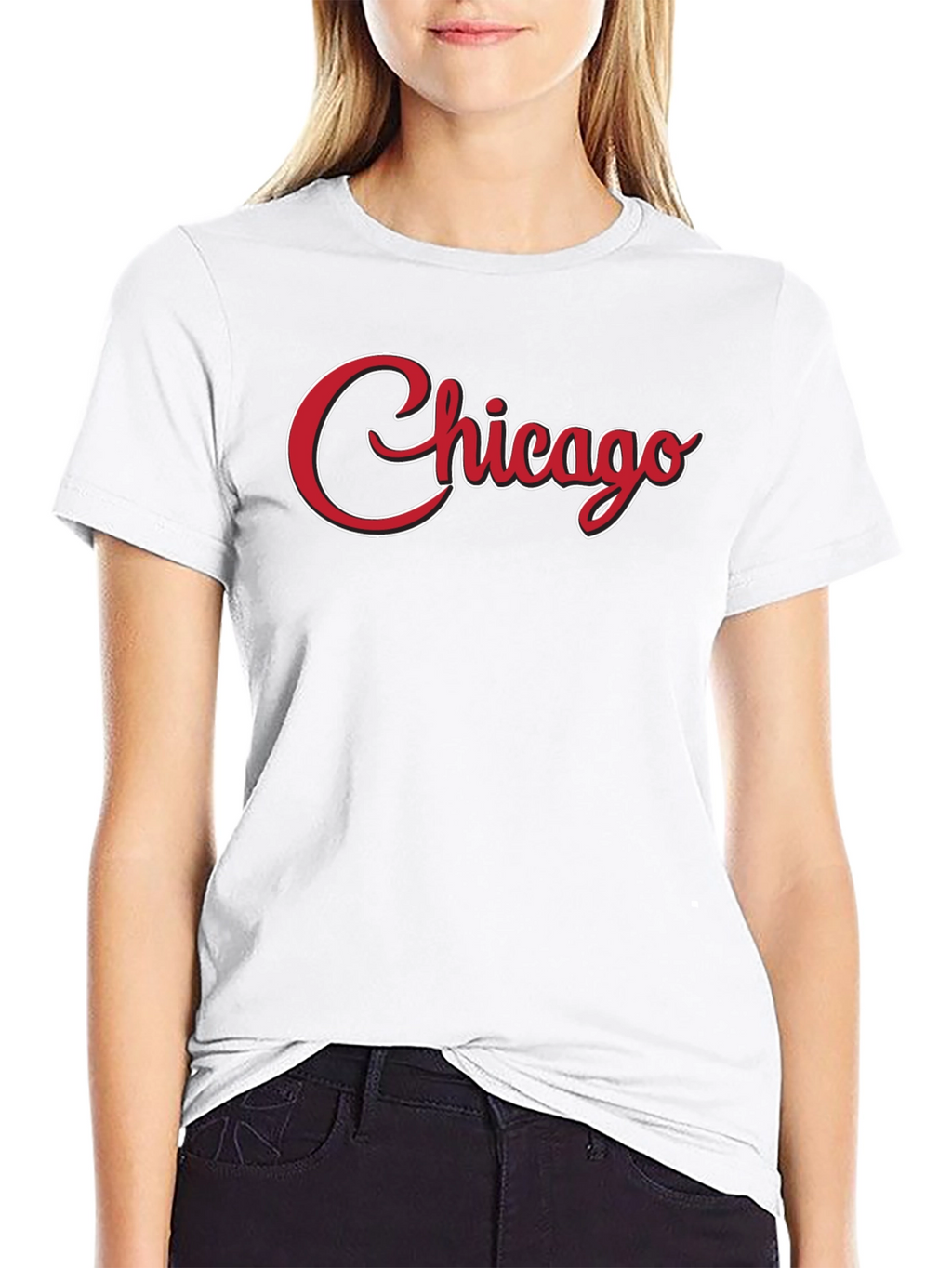 Chicago Script Graphic Tee - Stylish Casual Wear