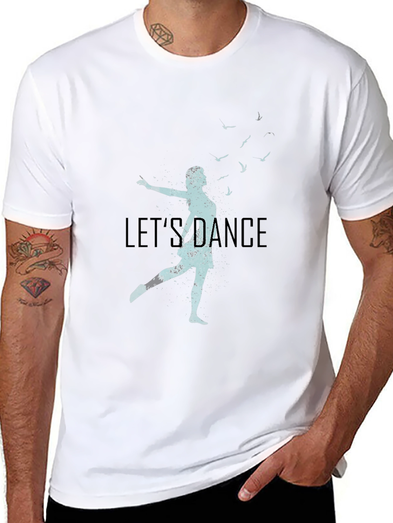 Lets Dance Graphic Tee - Black