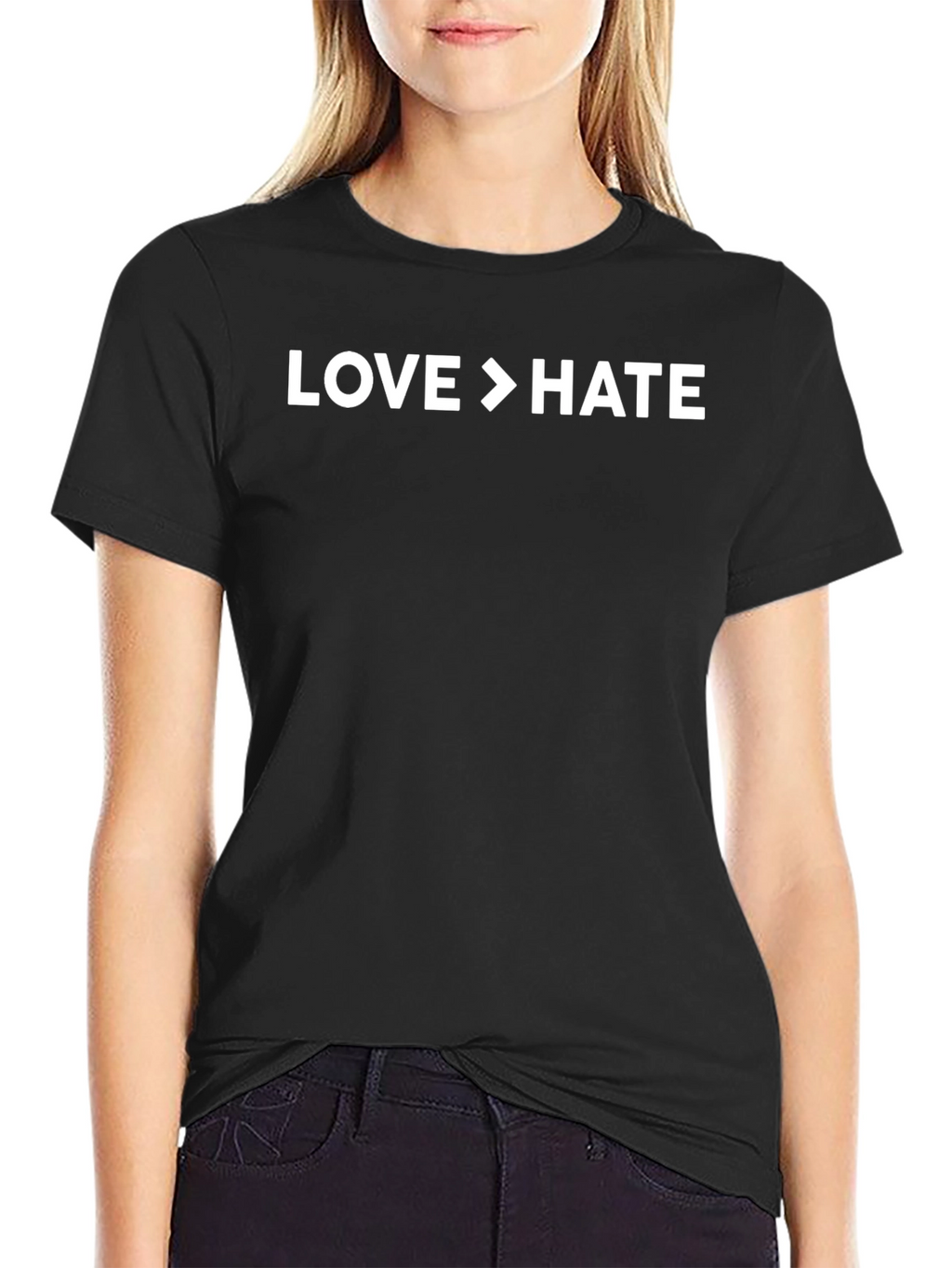 Love > Hate Graphic Tee - Mens