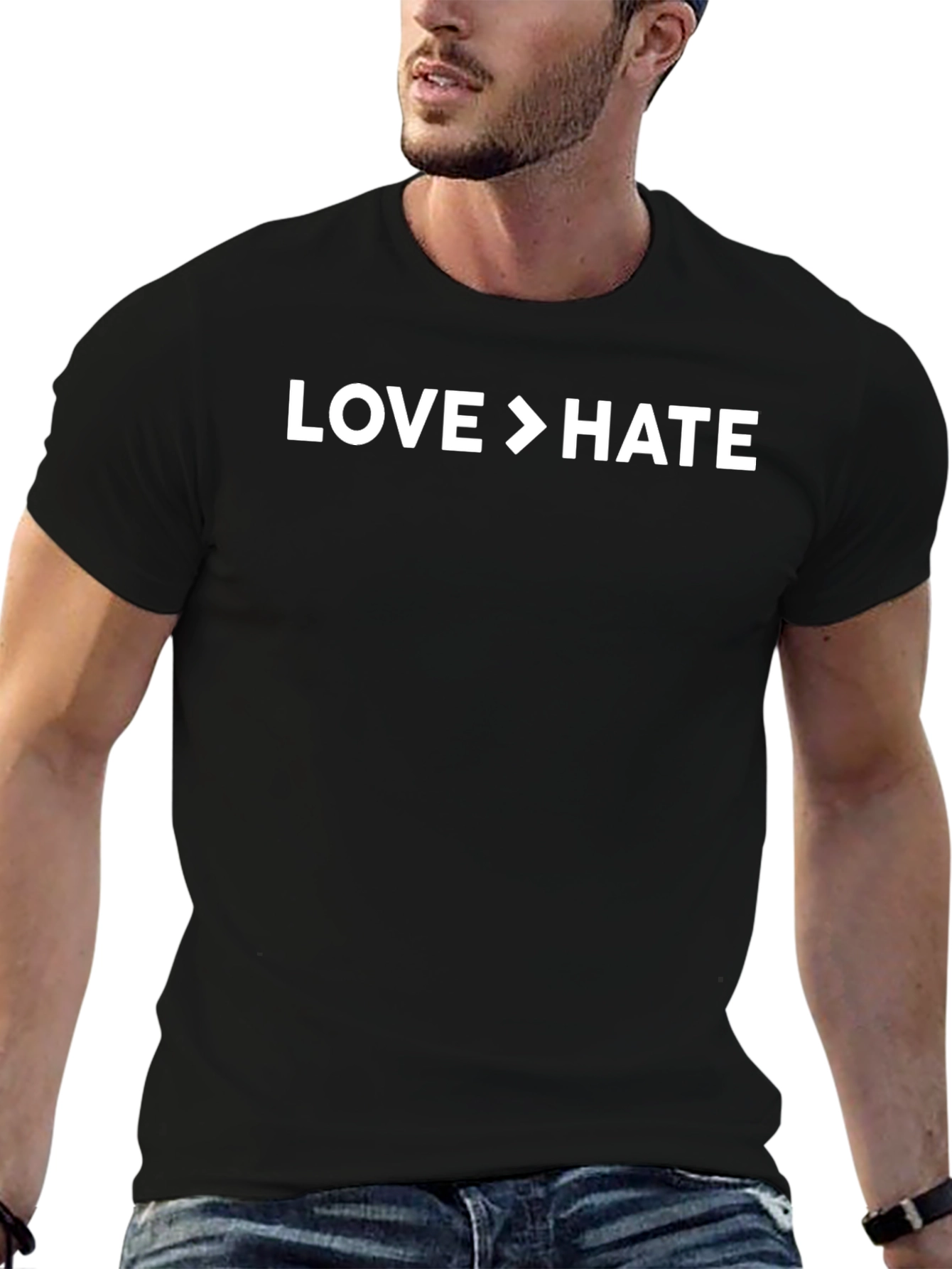 Love > Hate Graphic Tee - Mens