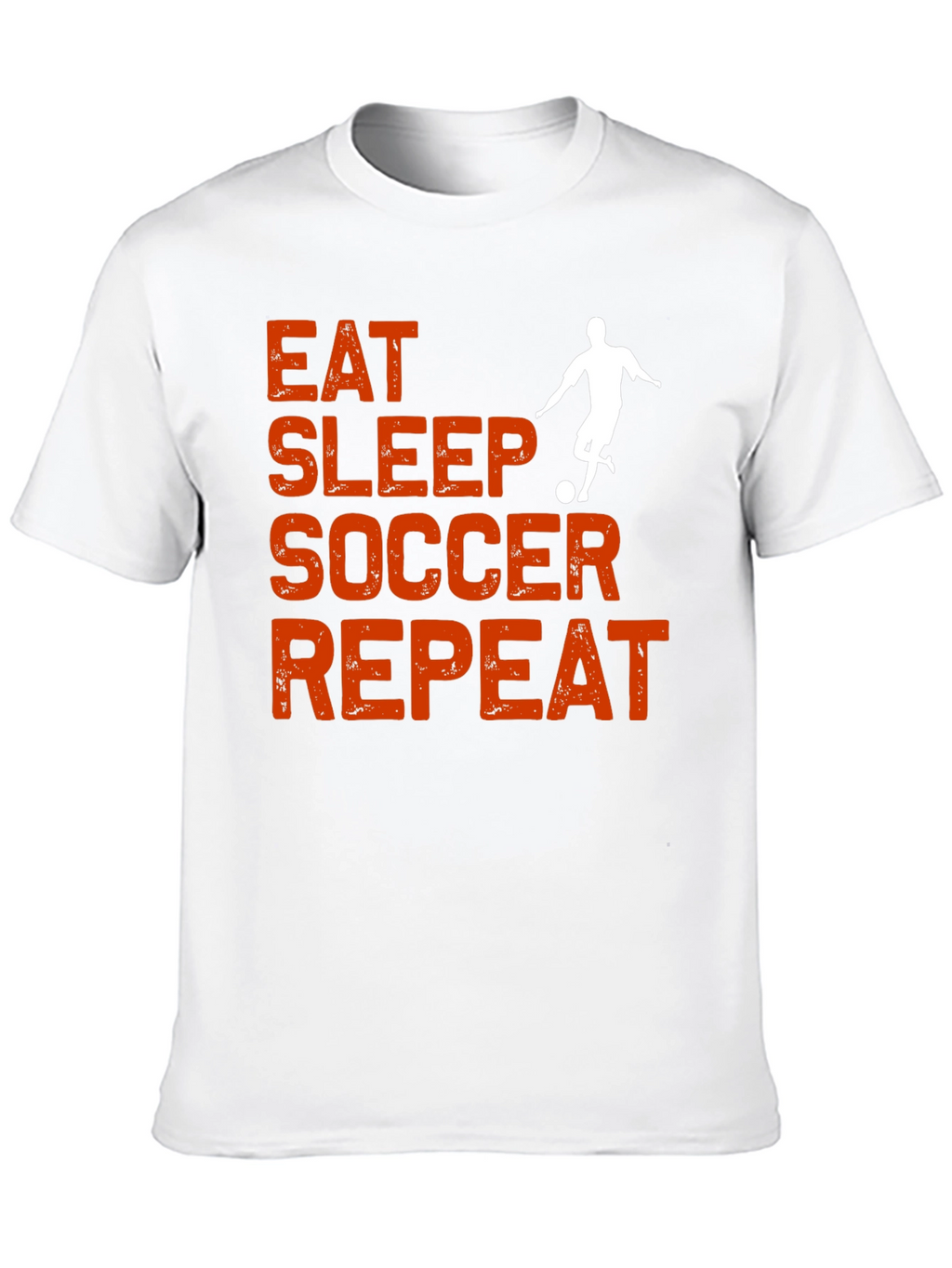 Eat Sleep Soccer Repeat Graphic Tee