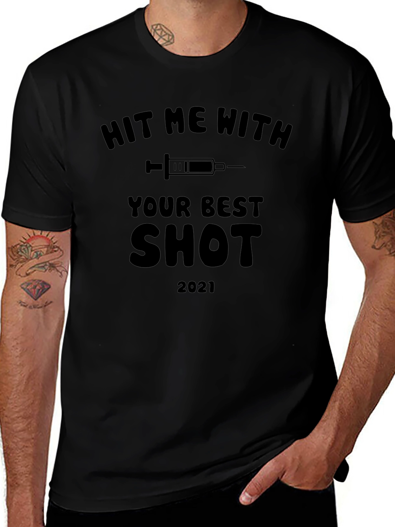 Hit Me With Your Best Shot 2021 Graphic Tee