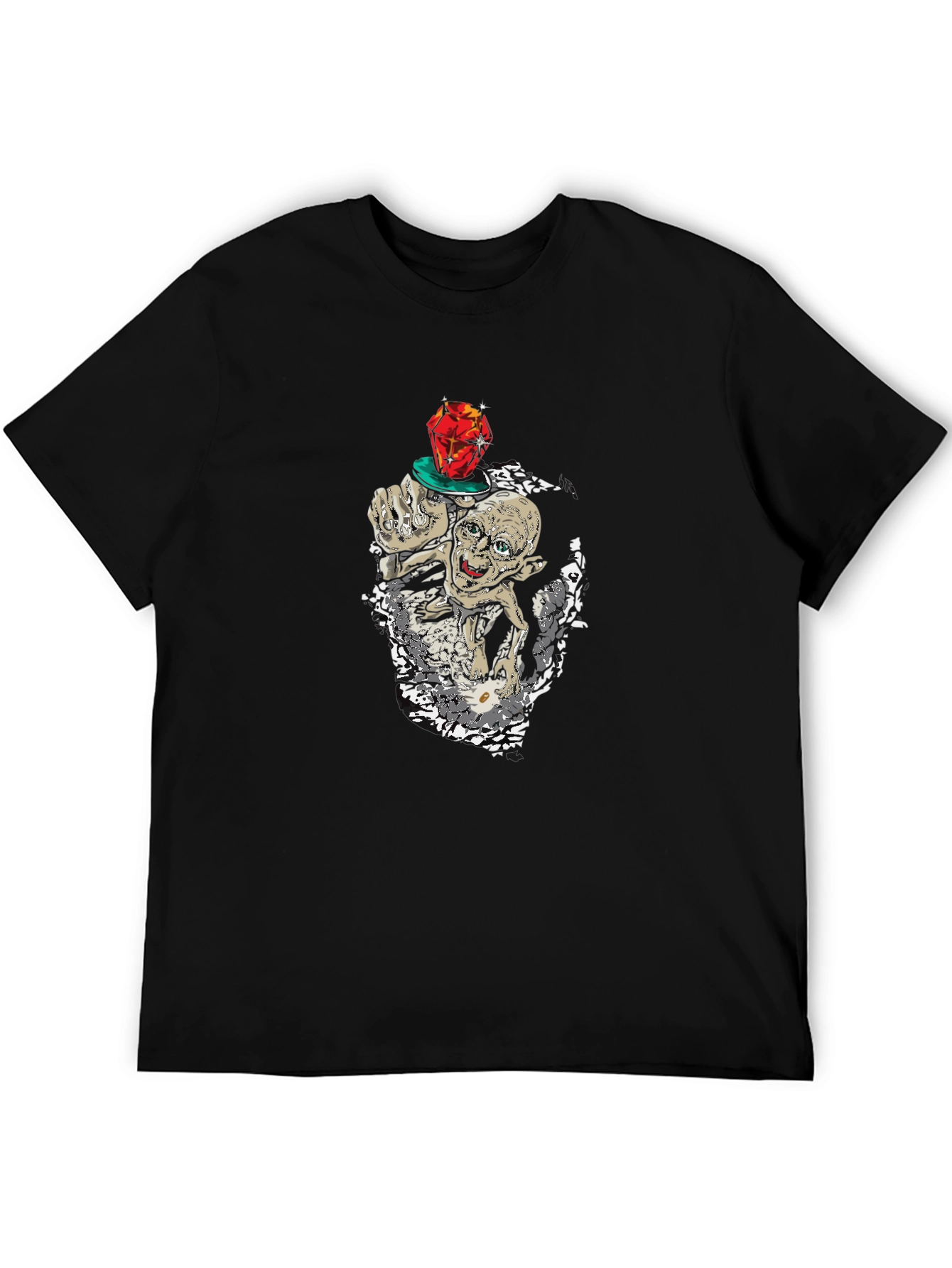 Gollum Graphic Tee - The Lord of the Rings Fan Shirt