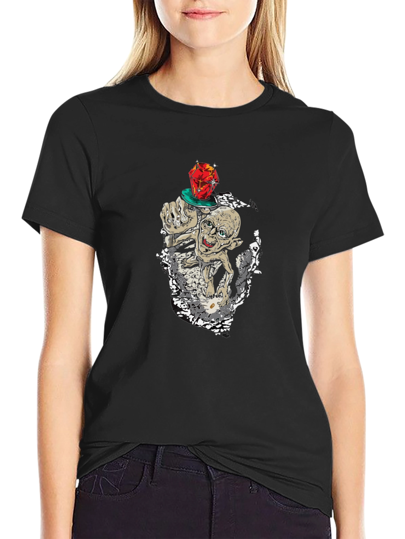 Gollum Graphic Tee - The Lord of the Rings Fan Shirt