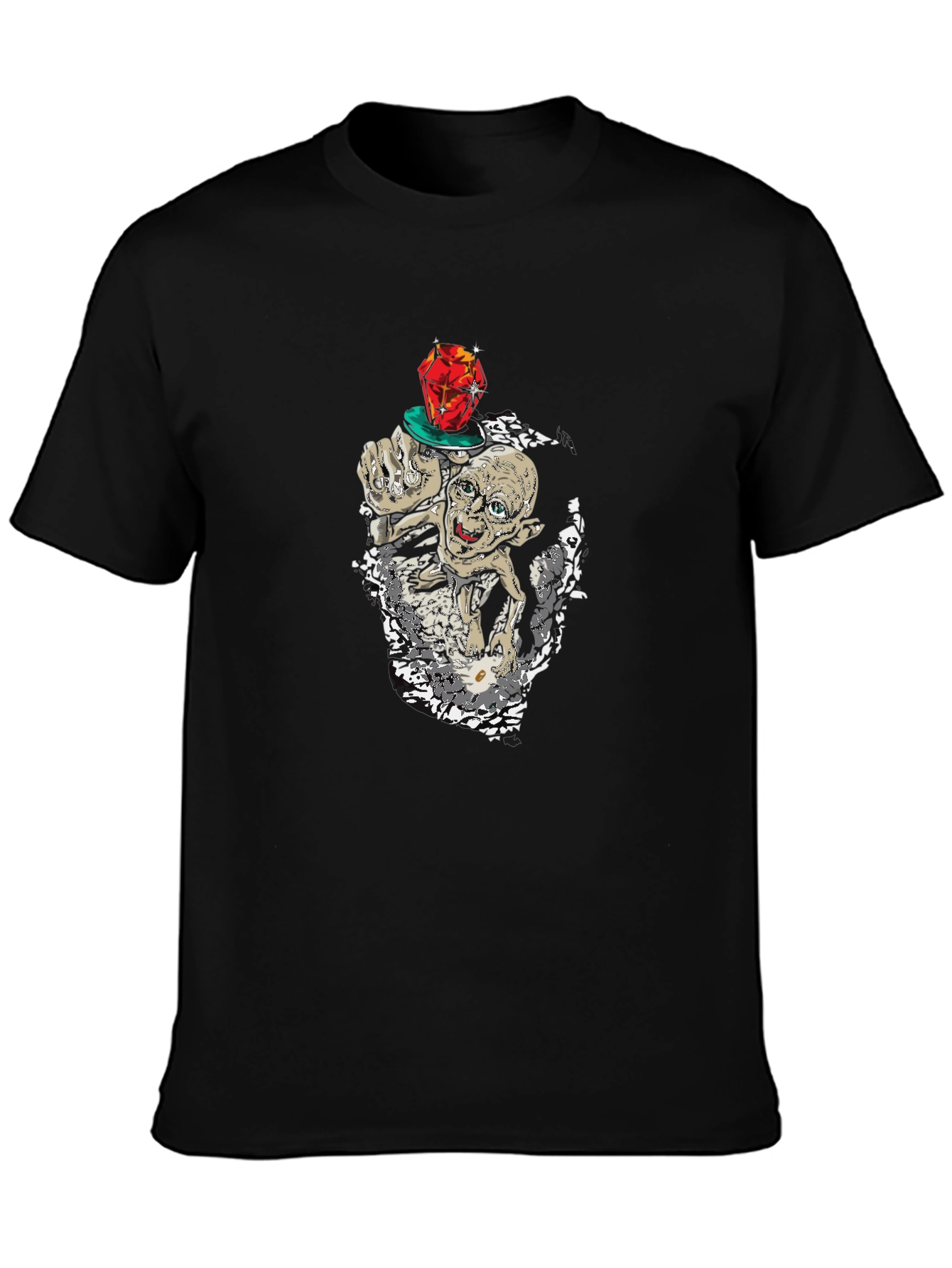 Gollum Graphic Tee - The Lord of the Rings Fan Shirt