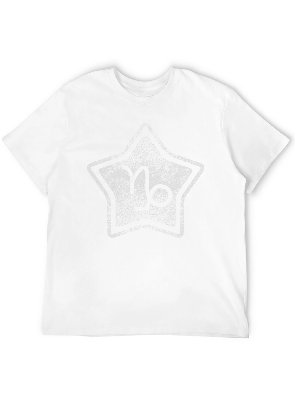 Capricorn Zodiac Star Black T-Shirt