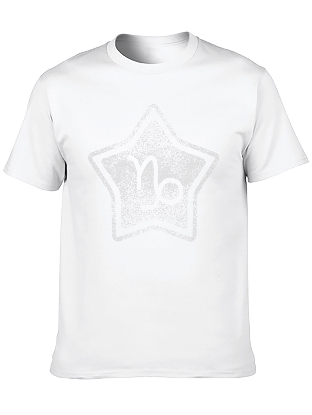 Capricorn Zodiac Star Black T-Shirt