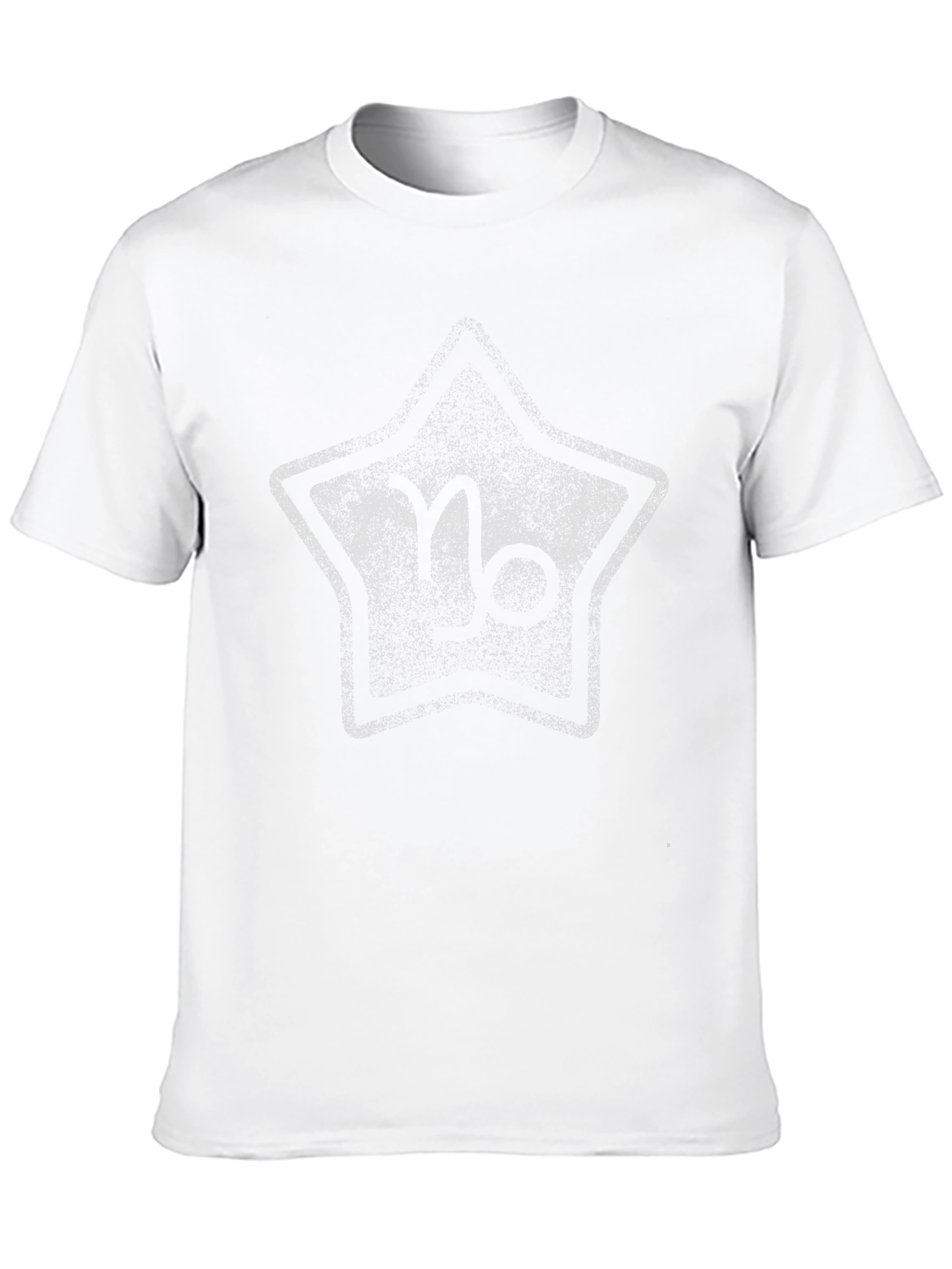 Capricorn Zodiac Star Black T-Shirt