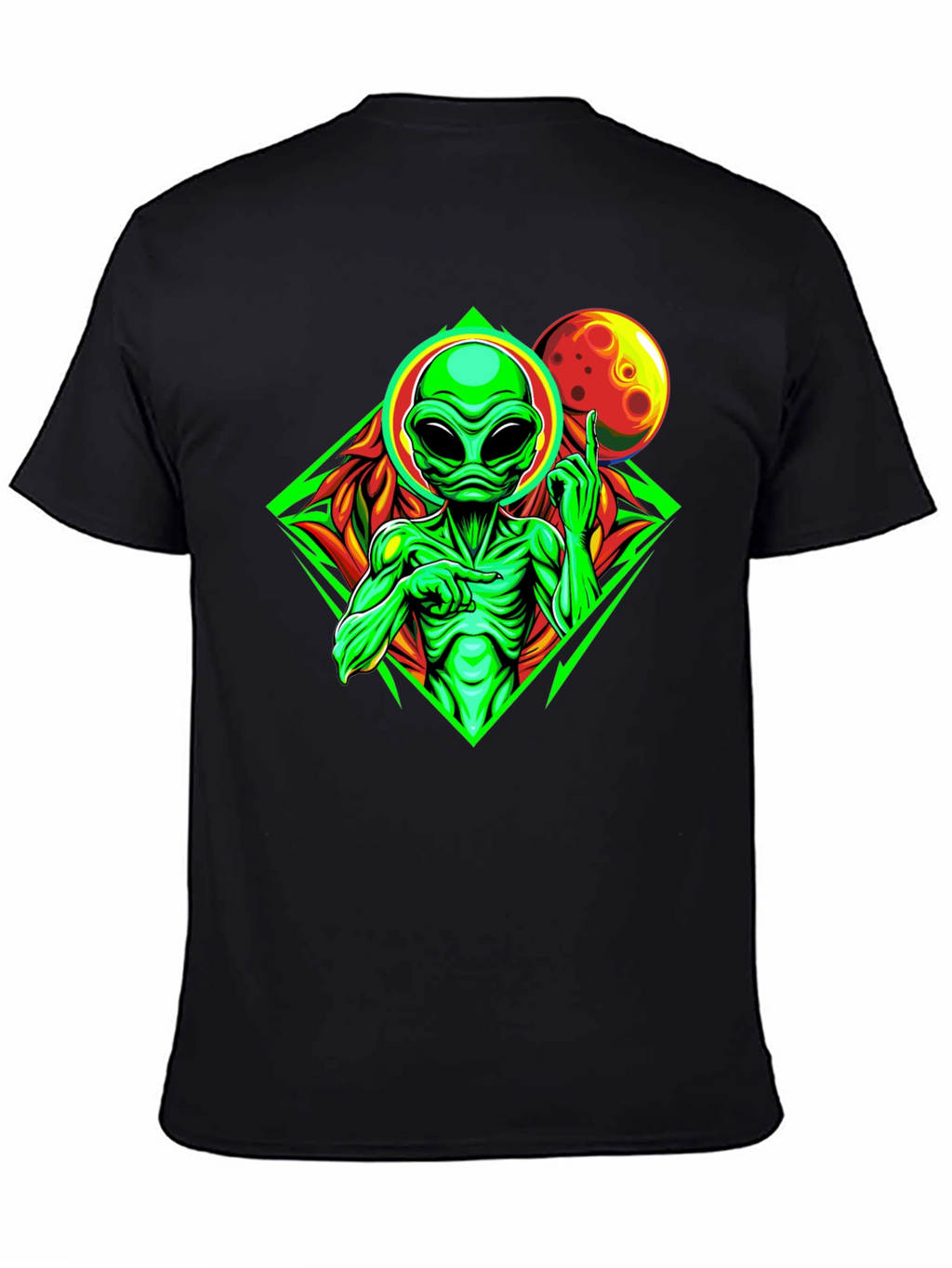 Alien Graphic Print T-Shirt