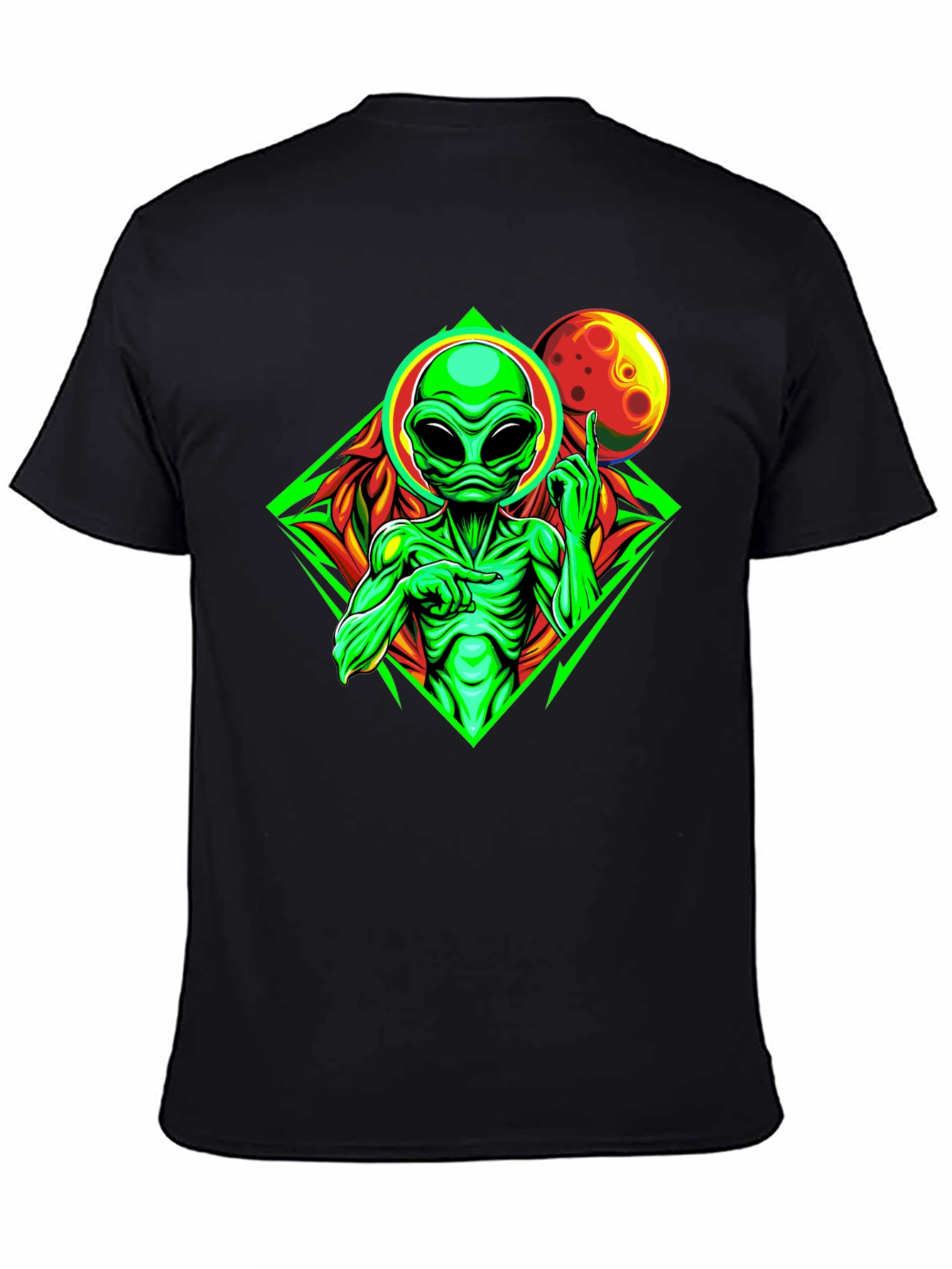 Alien Graphic Print T-Shirt
