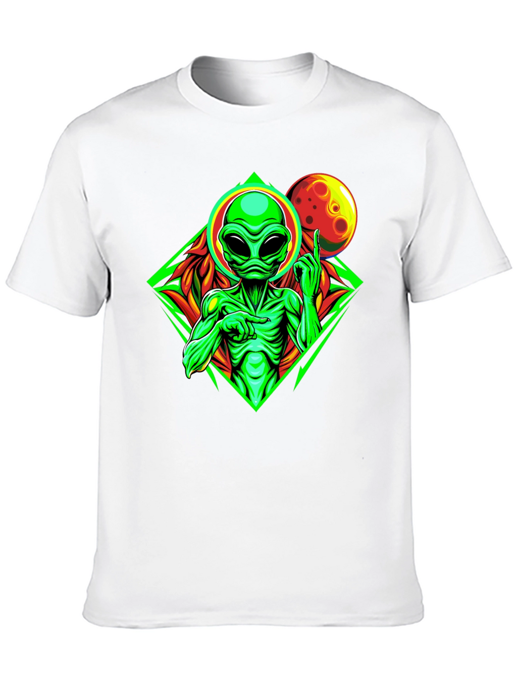 Alien Graphic Print T-Shirt