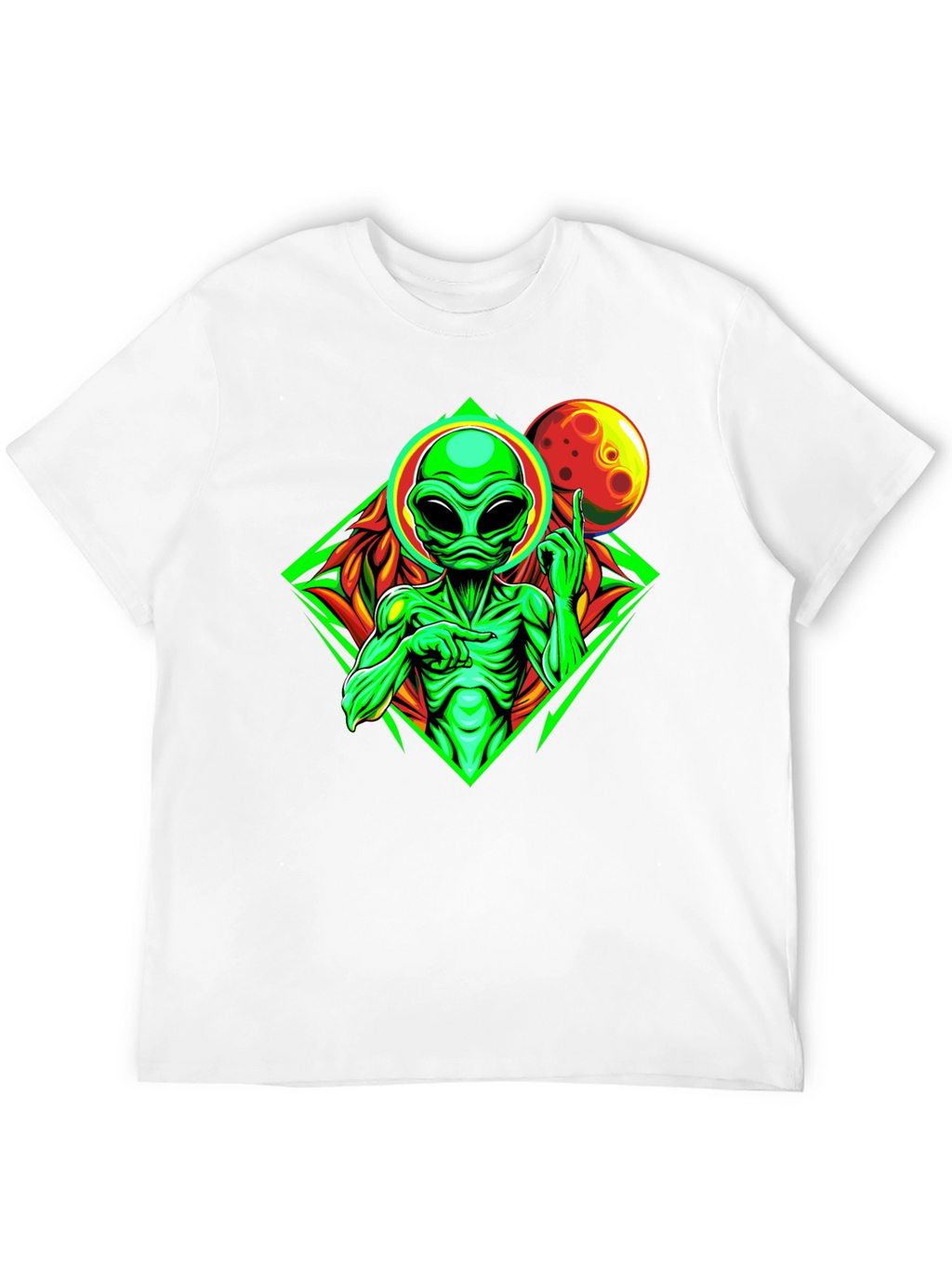 Alien Graphic Print T-Shirt